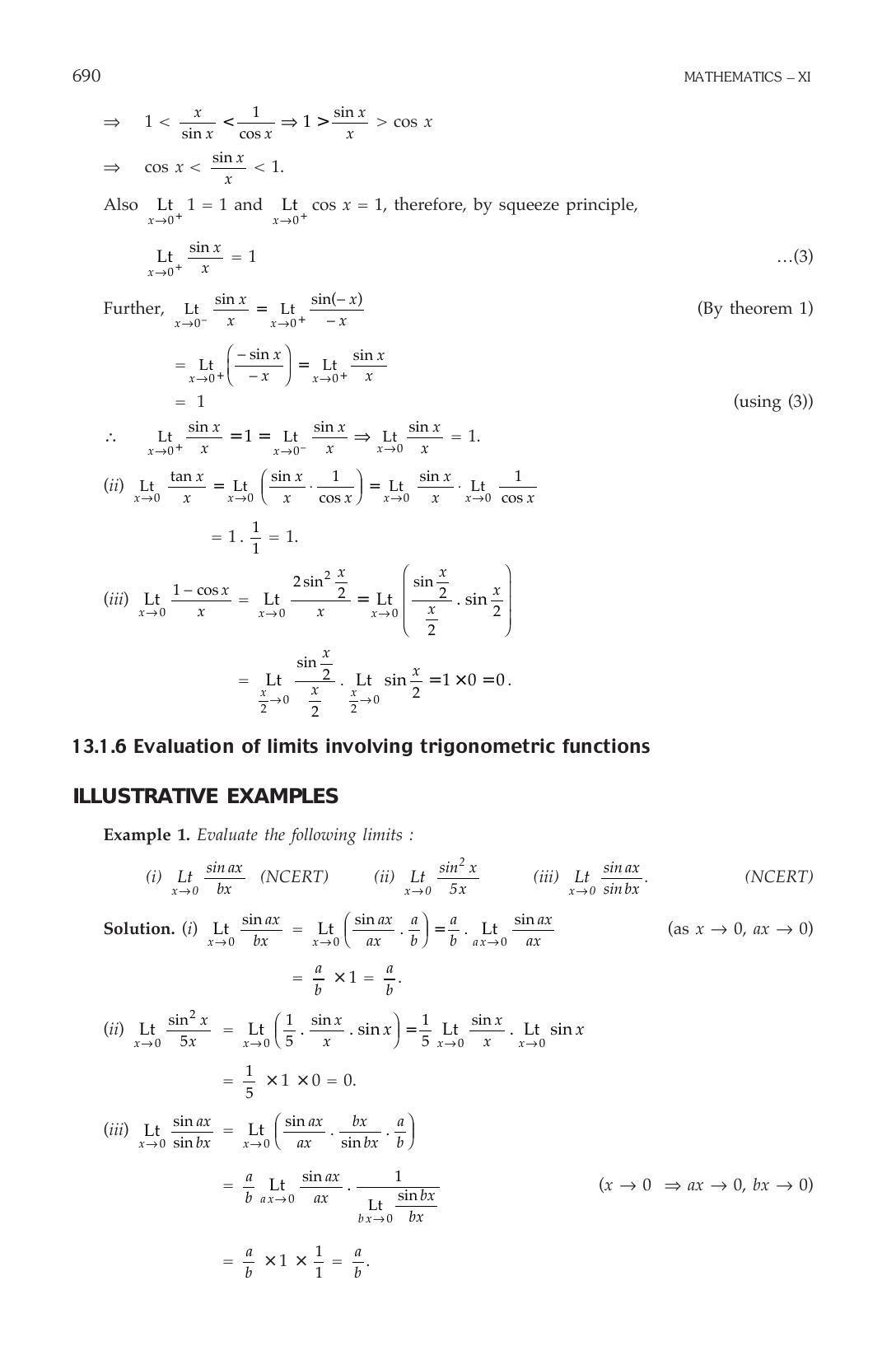 ML Aggarwal Class 11 Solutions: Limits and Derivatives - Page 20