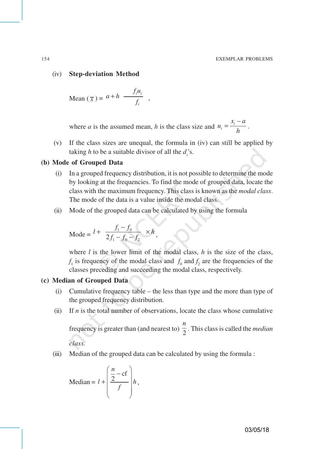 NCERT Exemplar Book for Class 10 Maths: Chapter 13 Statistics and Probability - Page 2