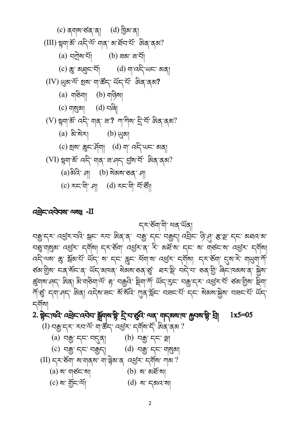 CBSE Class 12 Bhutia Sample Paper 2024 - Page 2