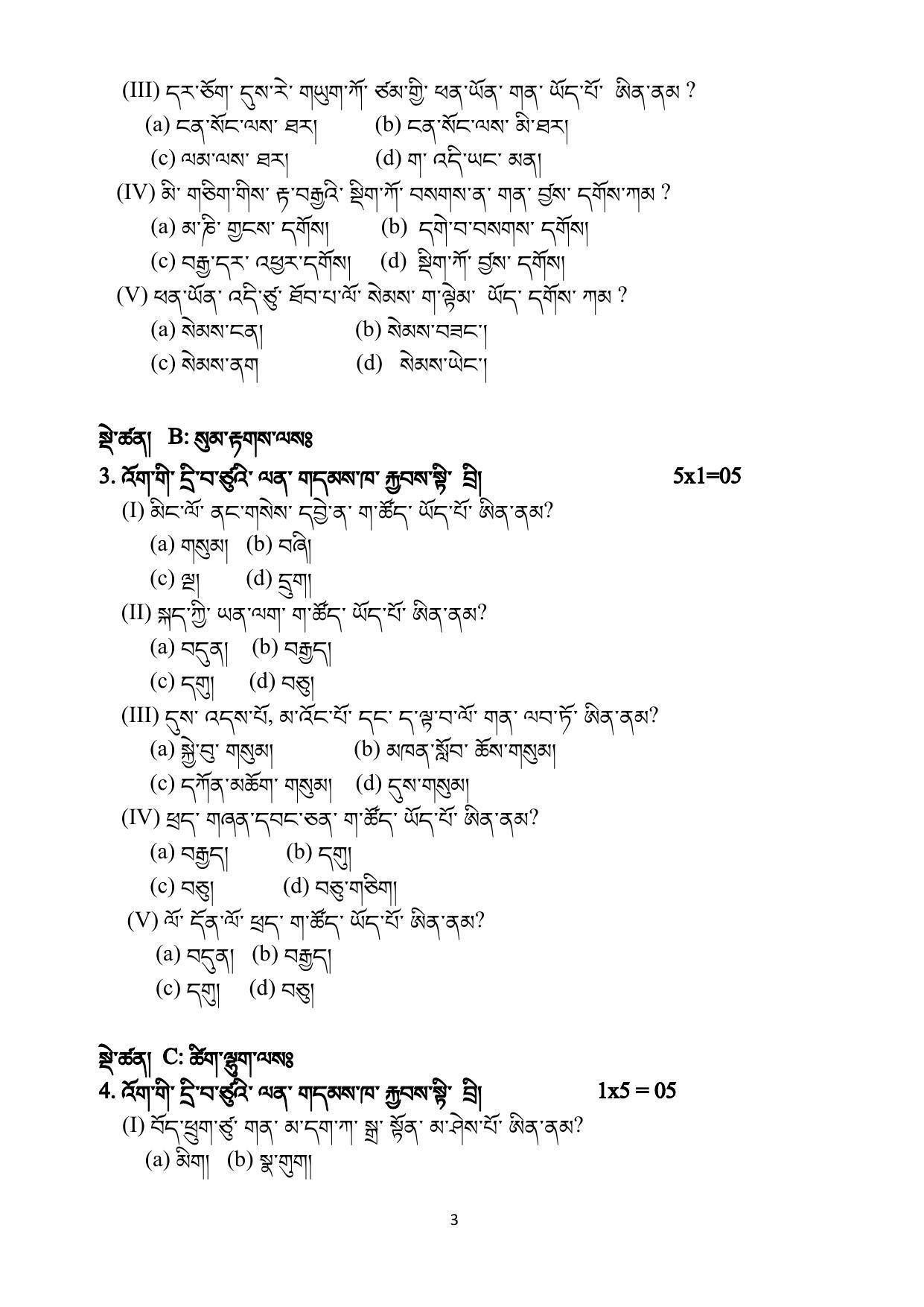 CBSE Class 12 Bhutia Sample Paper 2024 - Page 3