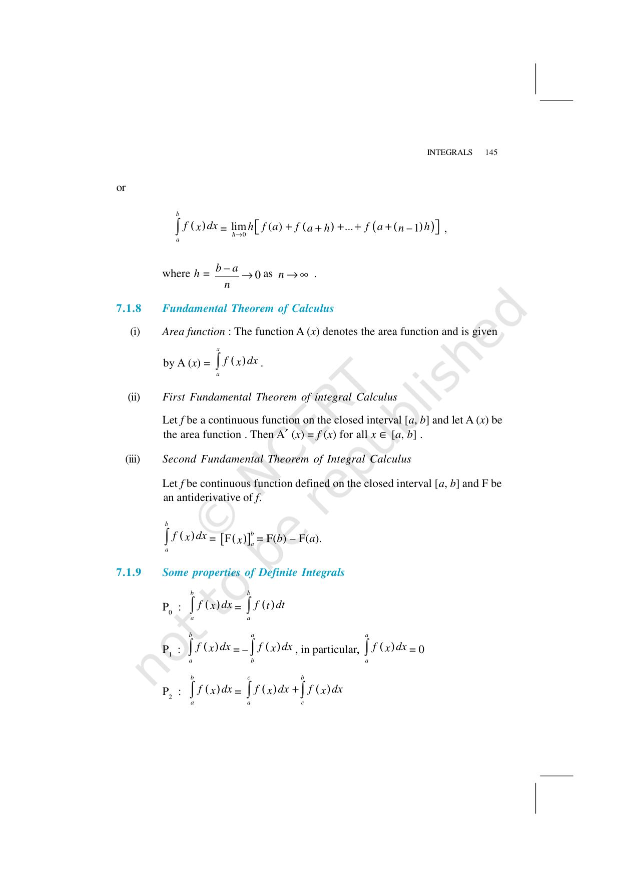 NCERT Exemplar Class 12: Mathematics Unit 7 (Integrals) - Page 3