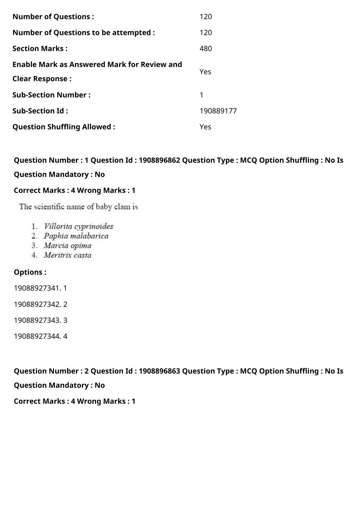 ICAR AIEEA PG 2021 FISHERIES SCIENCES Question Paper - Page 2