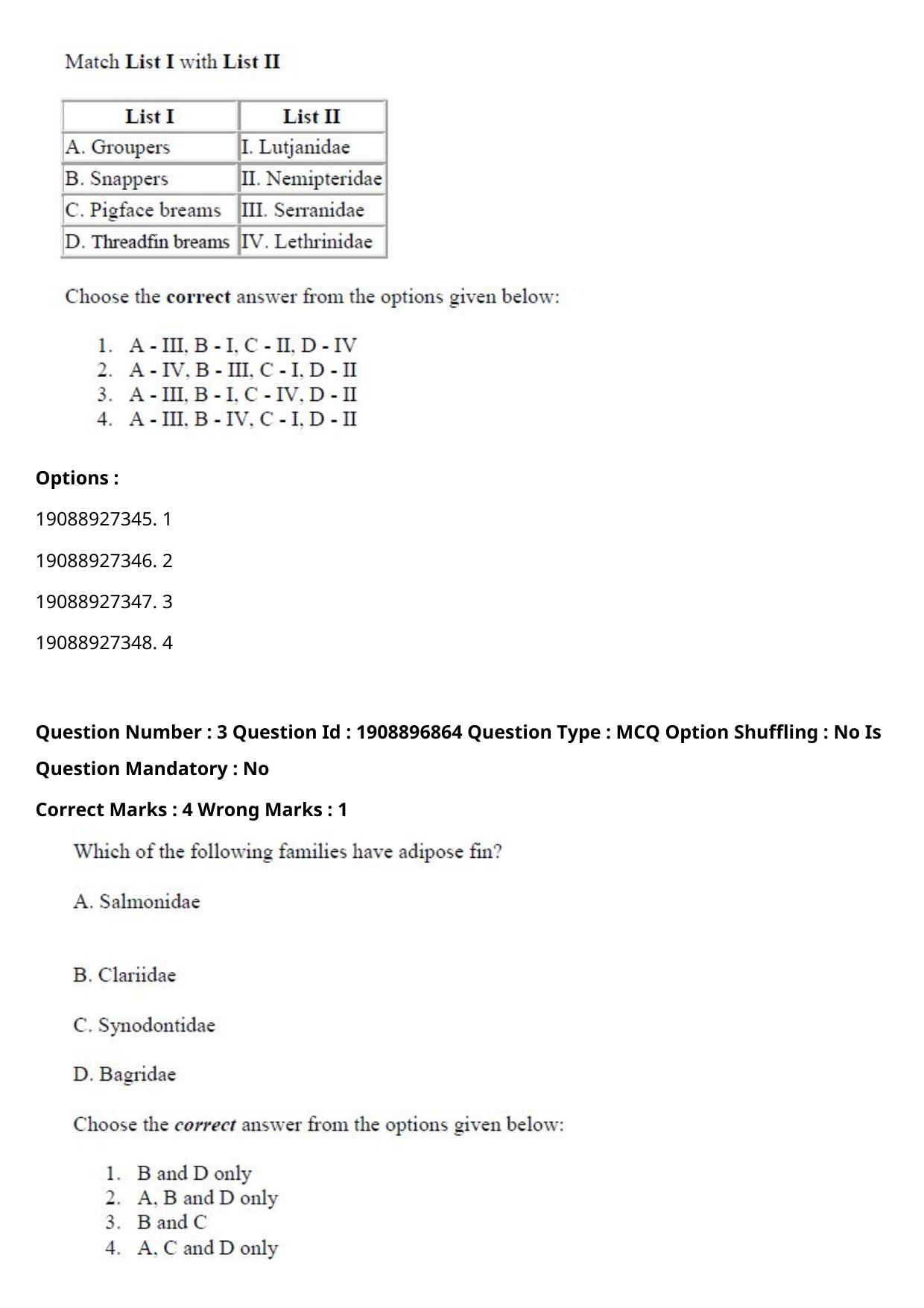 ICAR AIEEA PG 2021 FISHERIES SCIENCES Question Paper - Page 3