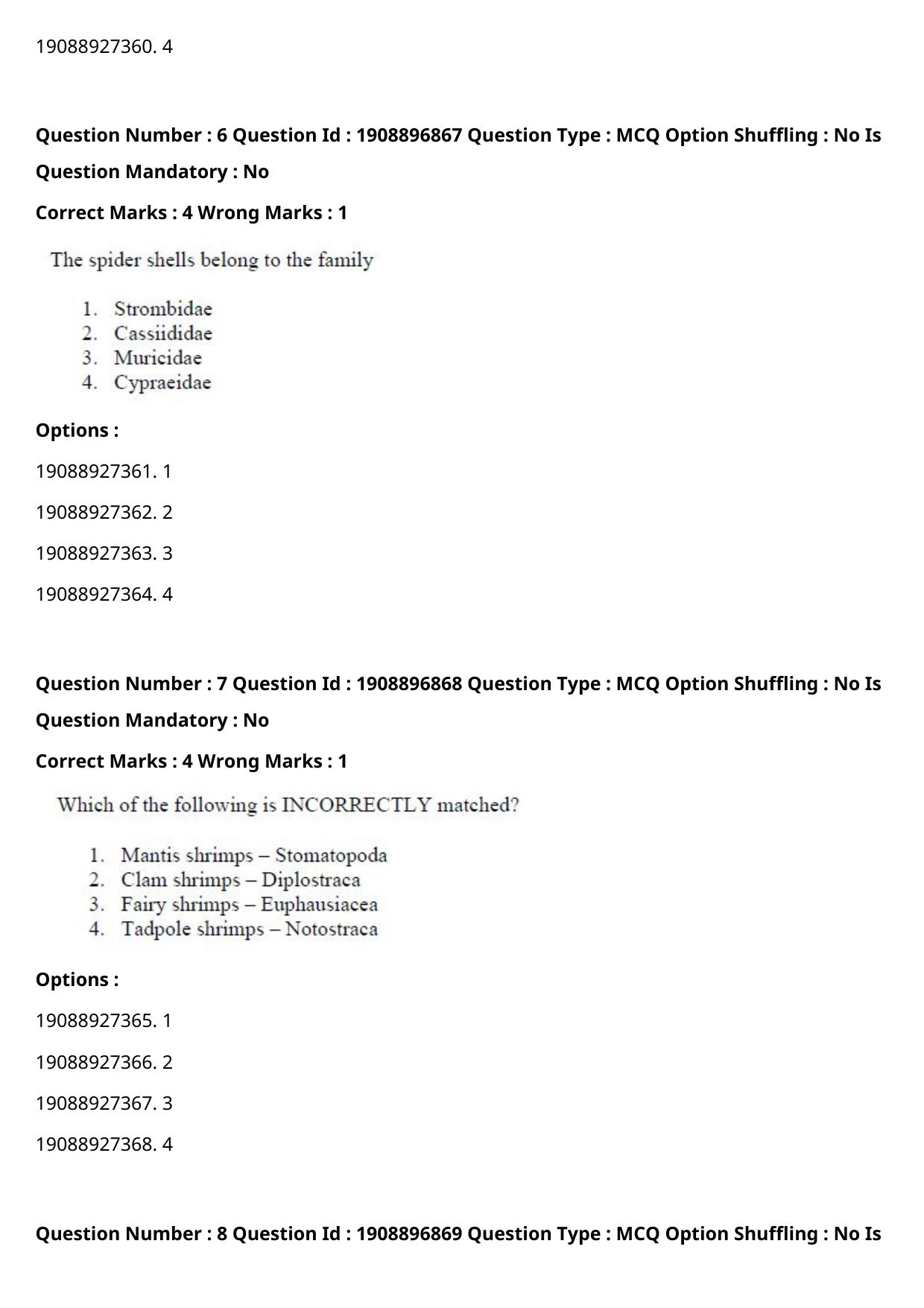 ICAR AIEEA PG 2021 FISHERIES SCIENCES Question Paper - Page 5