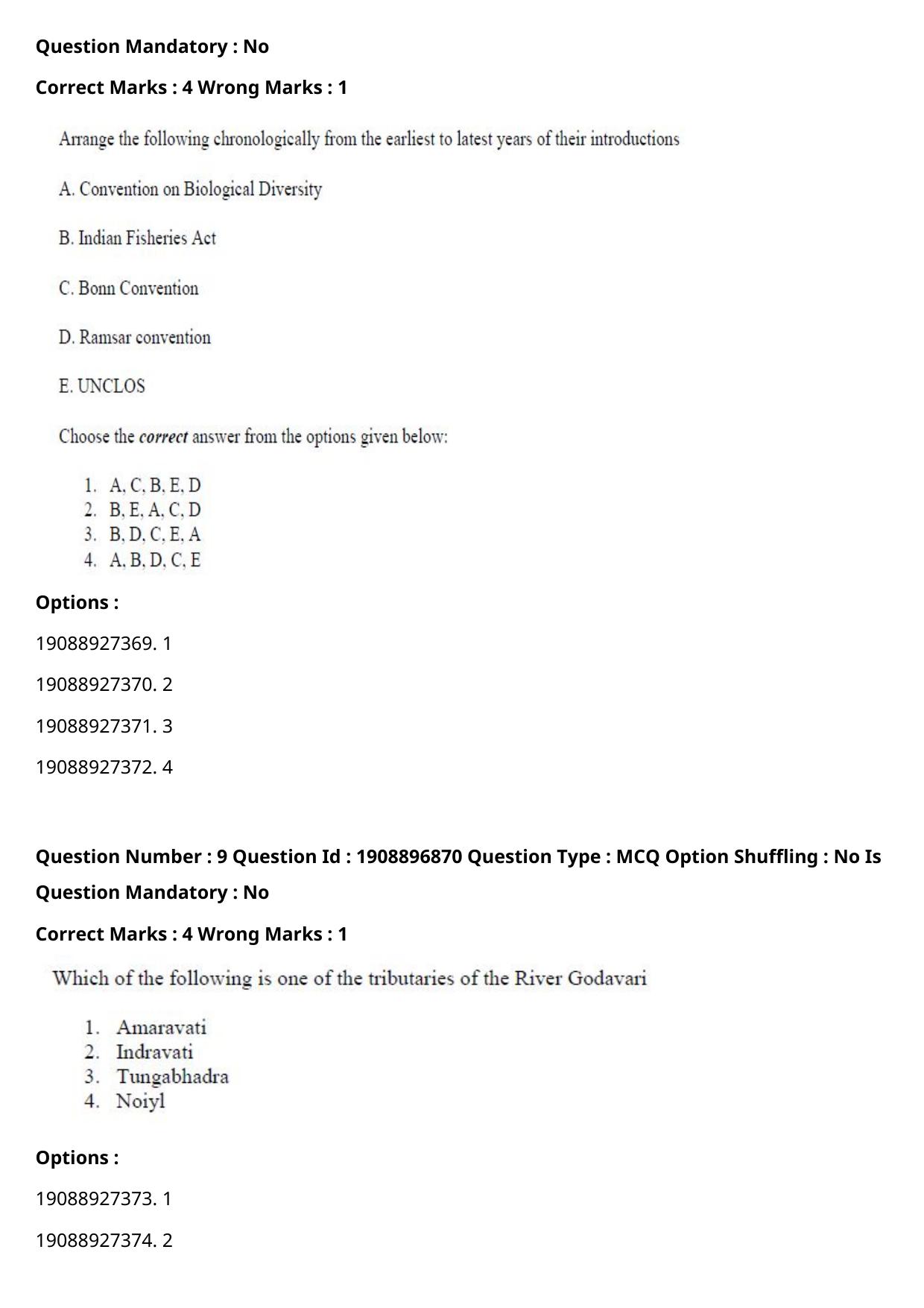 ICAR AIEEA PG 2021 FISHERIES SCIENCES Question Paper - Page 6