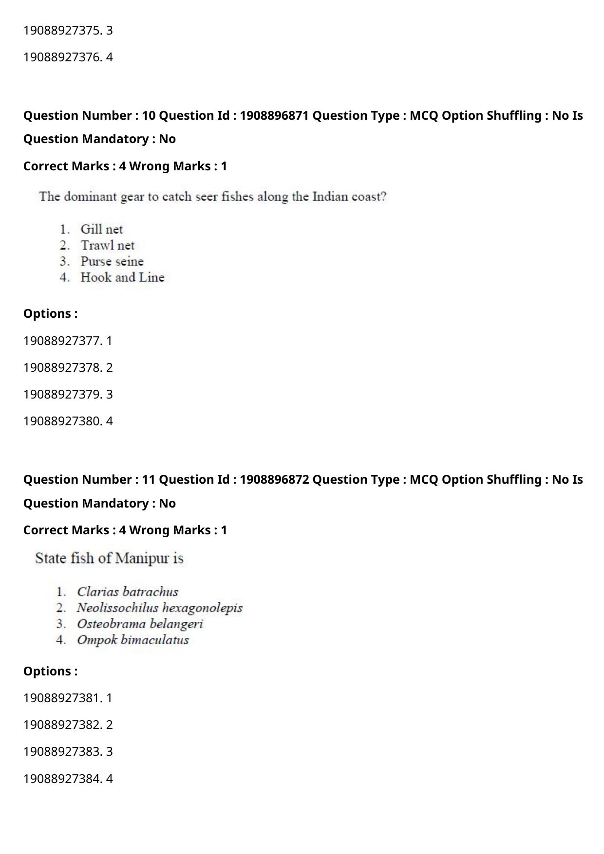 ICAR AIEEA PG 2021 FISHERIES SCIENCES Question Paper - Page 7