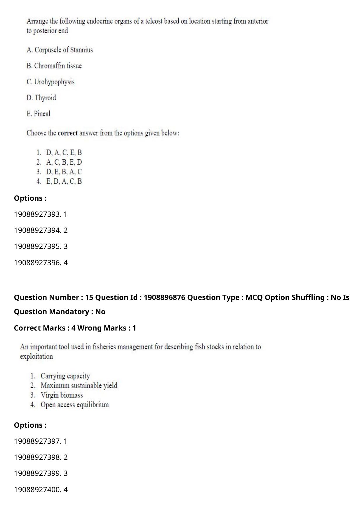 ICAR AIEEA PG 2021 FISHERIES SCIENCES Question Paper - Page 9