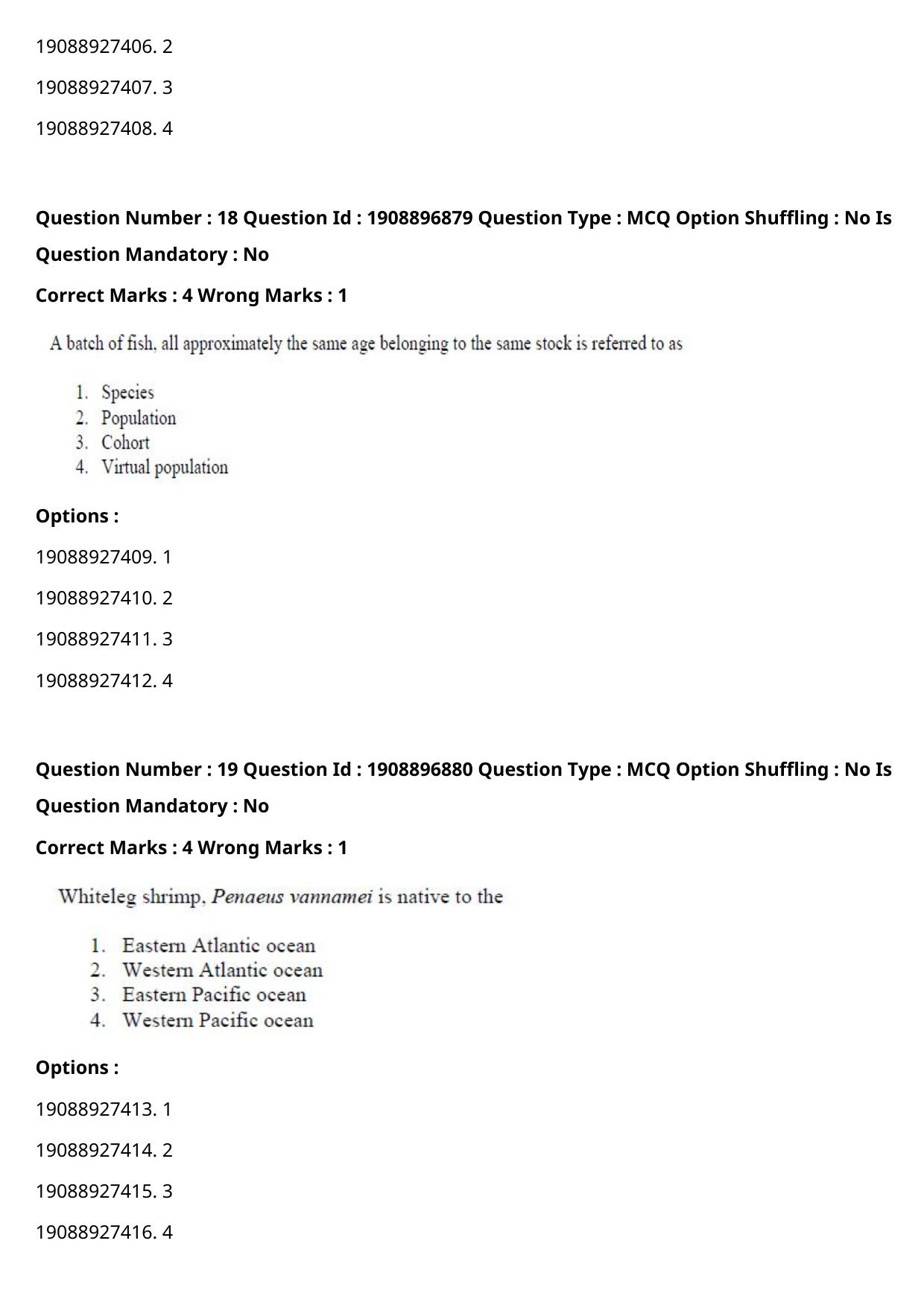 ICAR AIEEA PG 2021 FISHERIES SCIENCES Question Paper - Page 11