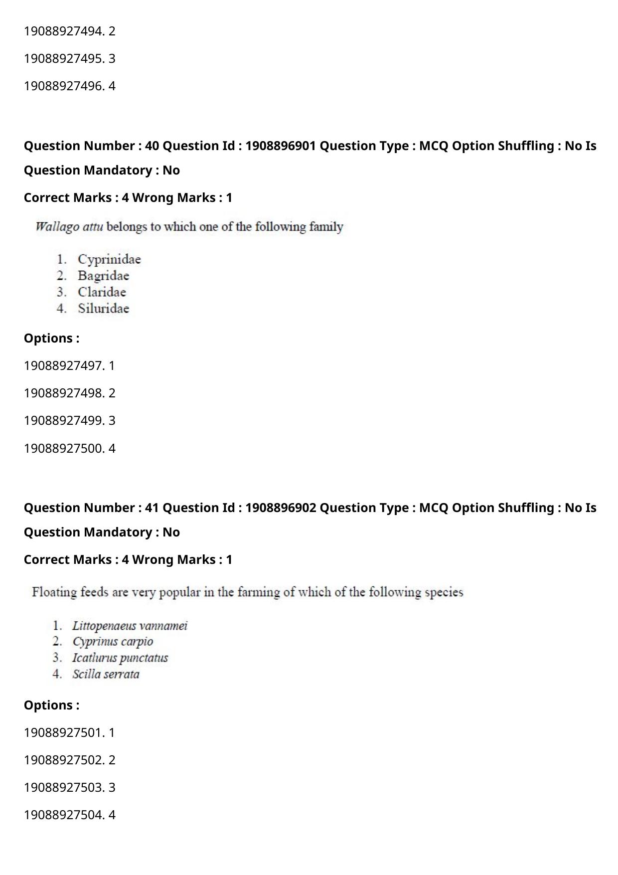 ICAR AIEEA PG 2021 FISHERIES SCIENCES Question Paper - Page 22
