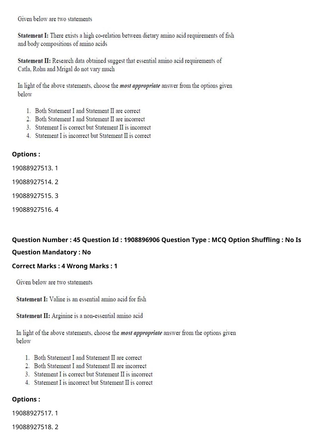 ICAR AIEEA PG 2021 FISHERIES SCIENCES Question Paper - Page 24