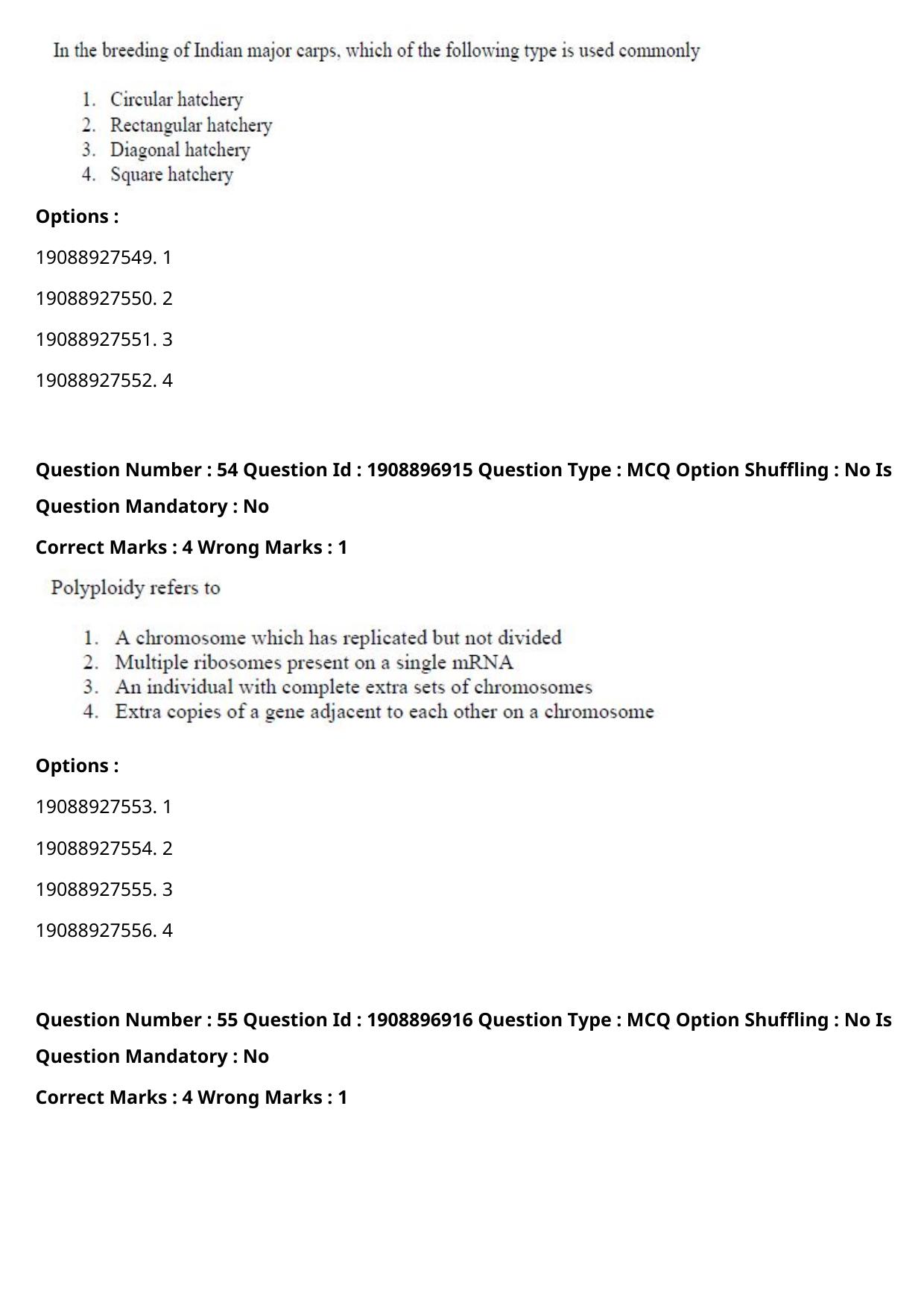 ICAR AIEEA PG 2021 FISHERIES SCIENCES Question Paper - Page 29