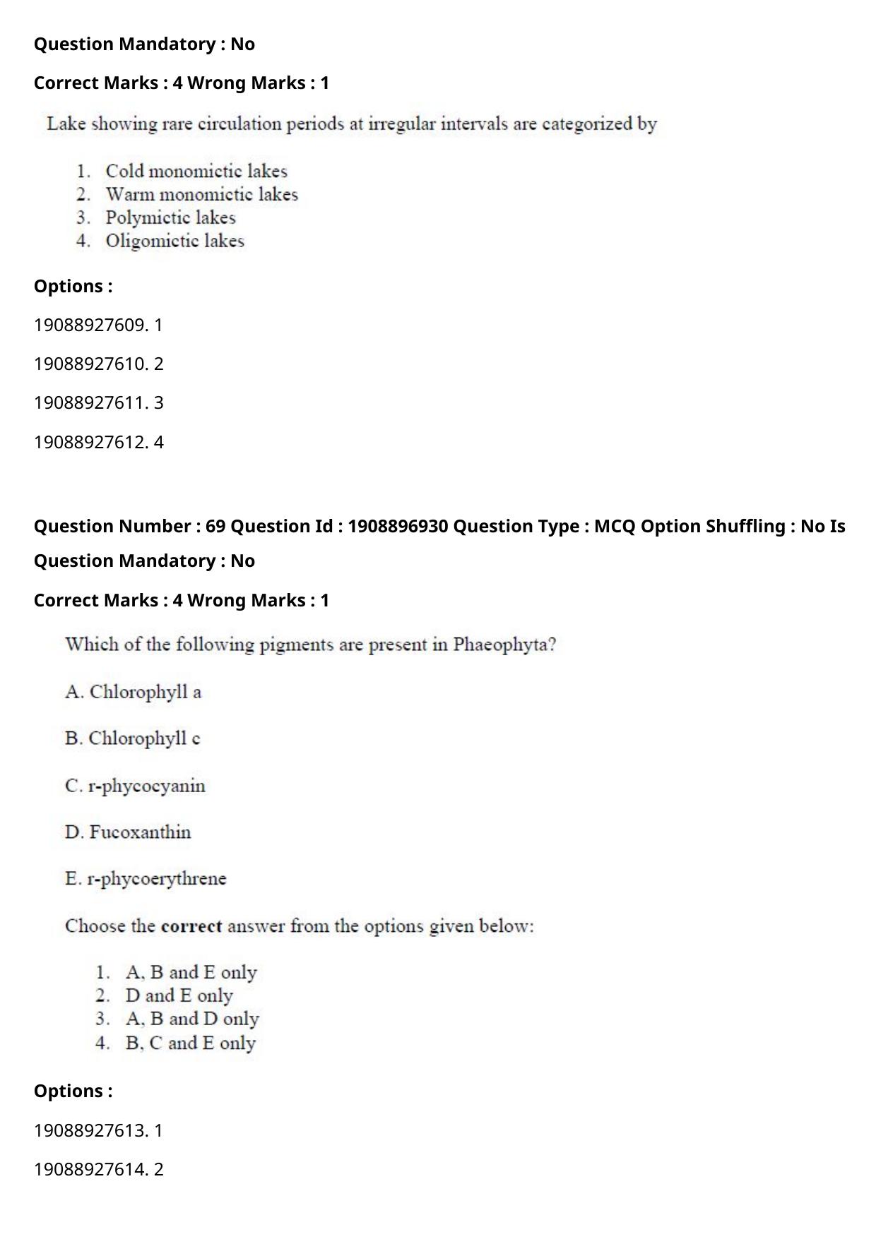 ICAR AIEEA PG 2021 FISHERIES SCIENCES Question Paper - Page 37