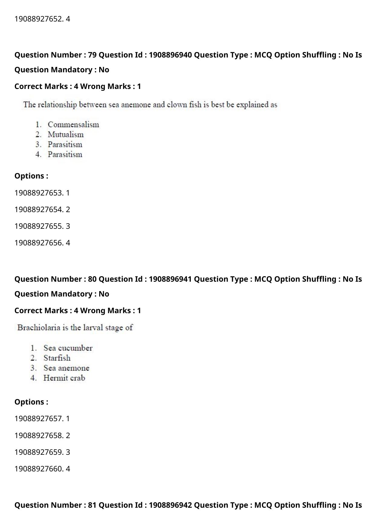ICAR AIEEA PG 2021 FISHERIES SCIENCES Question Paper - Page 42