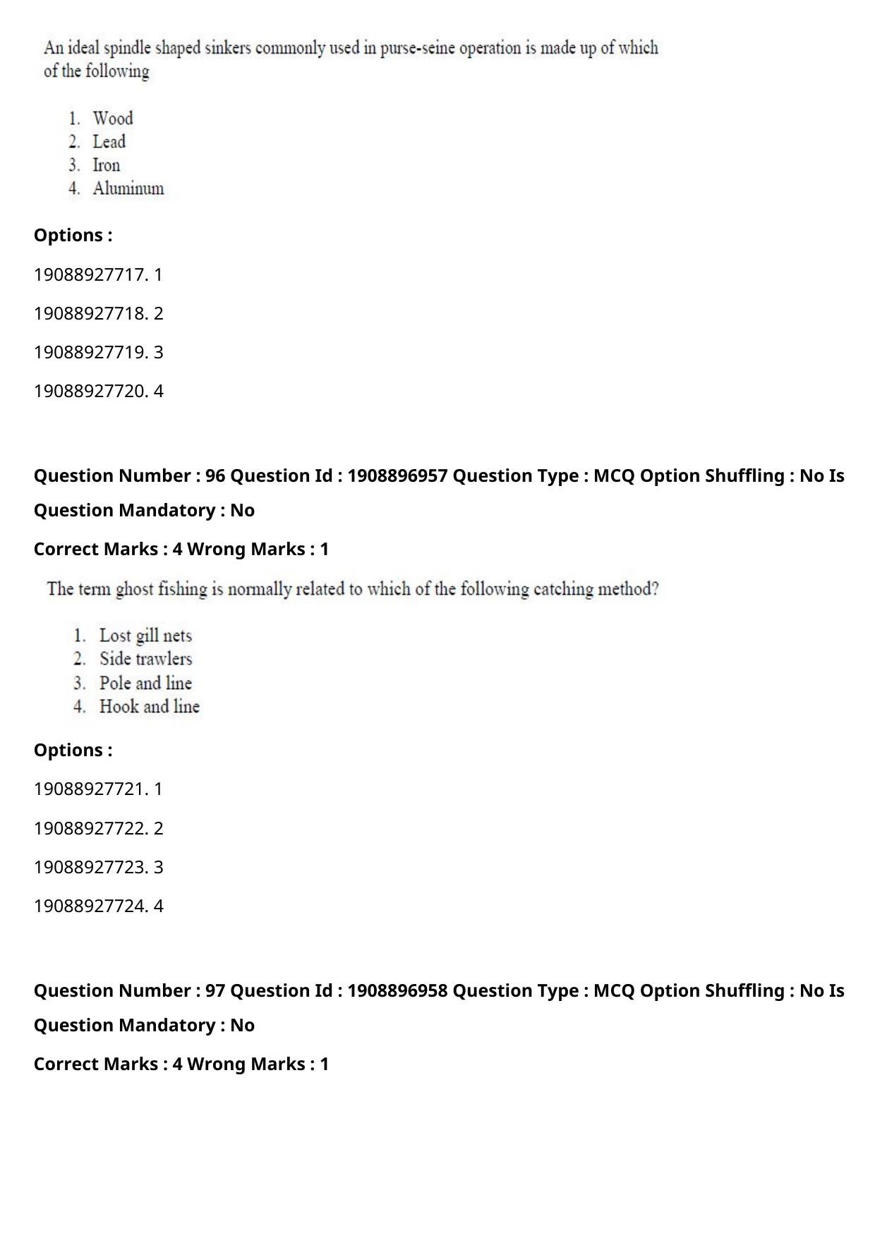ICAR AIEEA PG 2021 FISHERIES SCIENCES Question Paper - Page 50