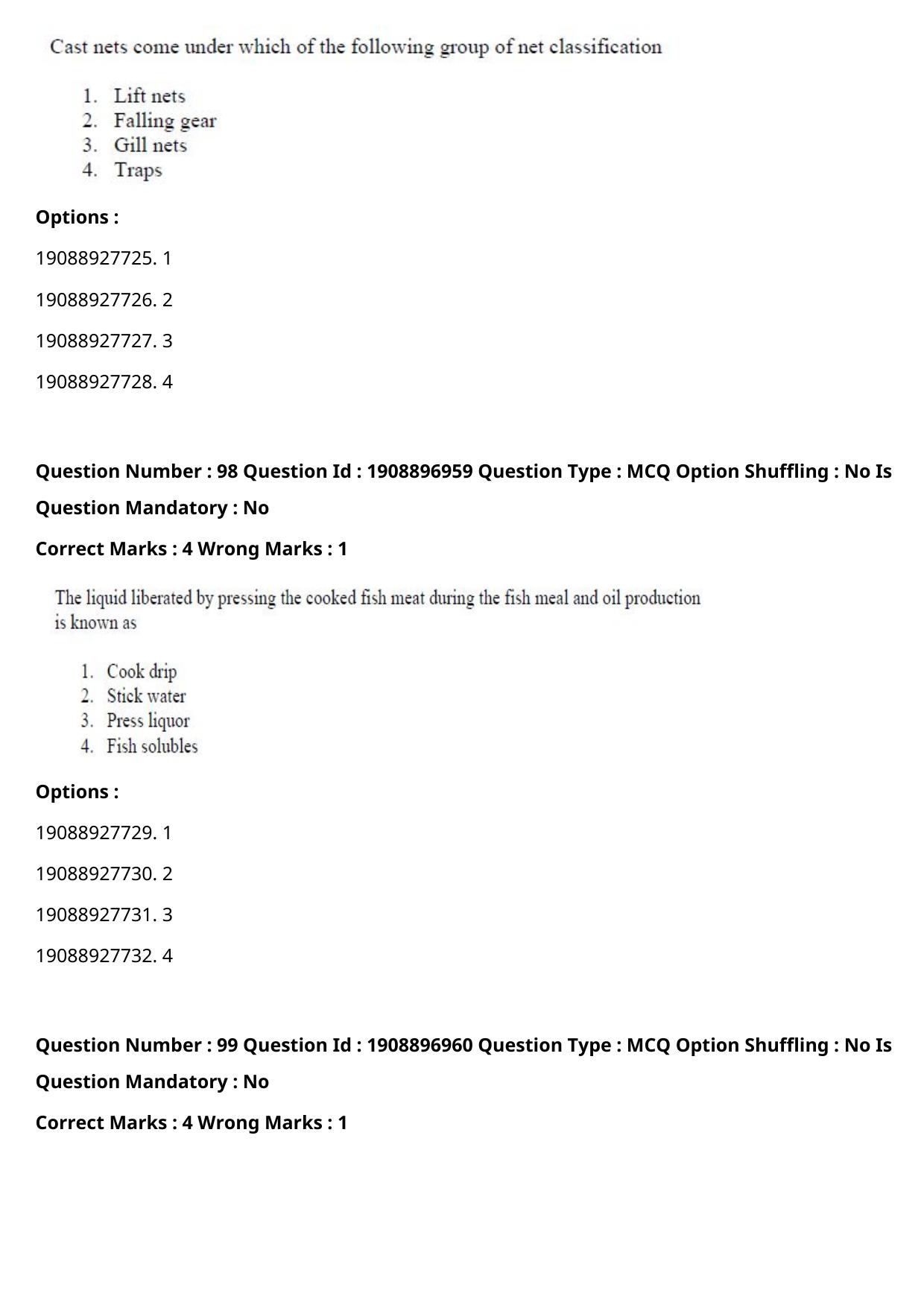 ICAR AIEEA PG 2021 FISHERIES SCIENCES Question Paper - Page 51
