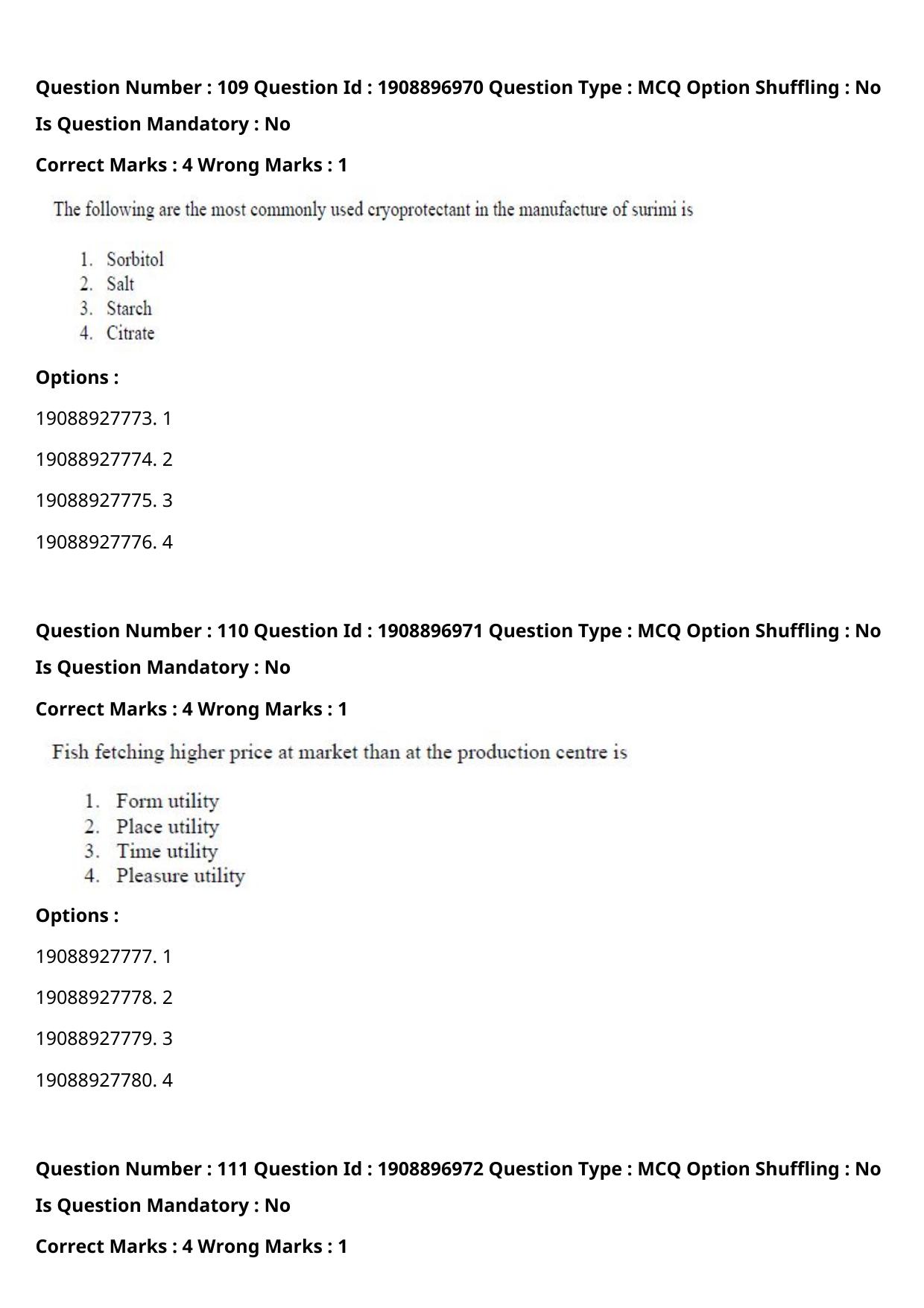 ICAR AIEEA PG 2021 FISHERIES SCIENCES Question Paper - Page 58