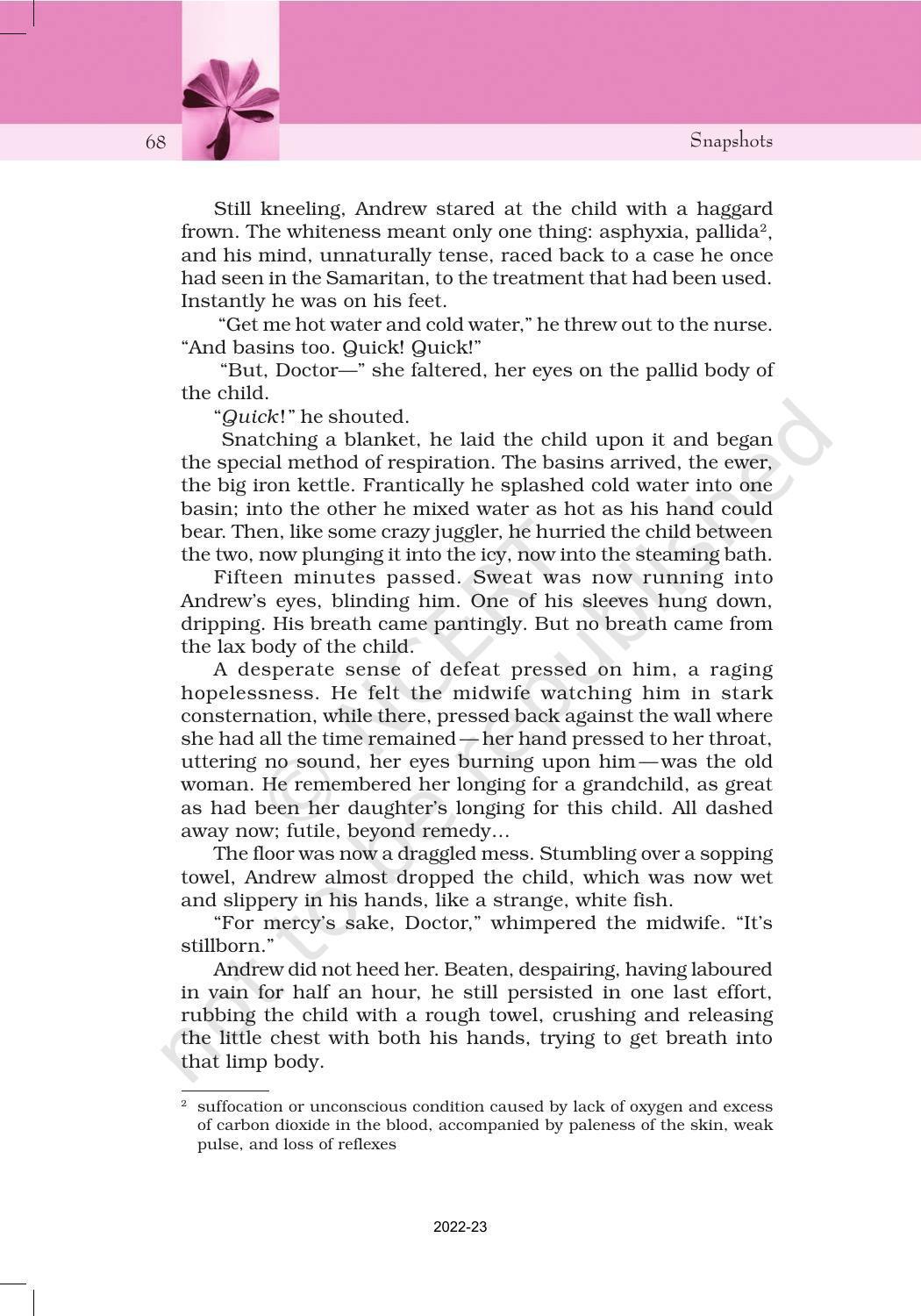 NCERT Book for Class 11 English Snapshots Chapter 7 Birth - Page 4