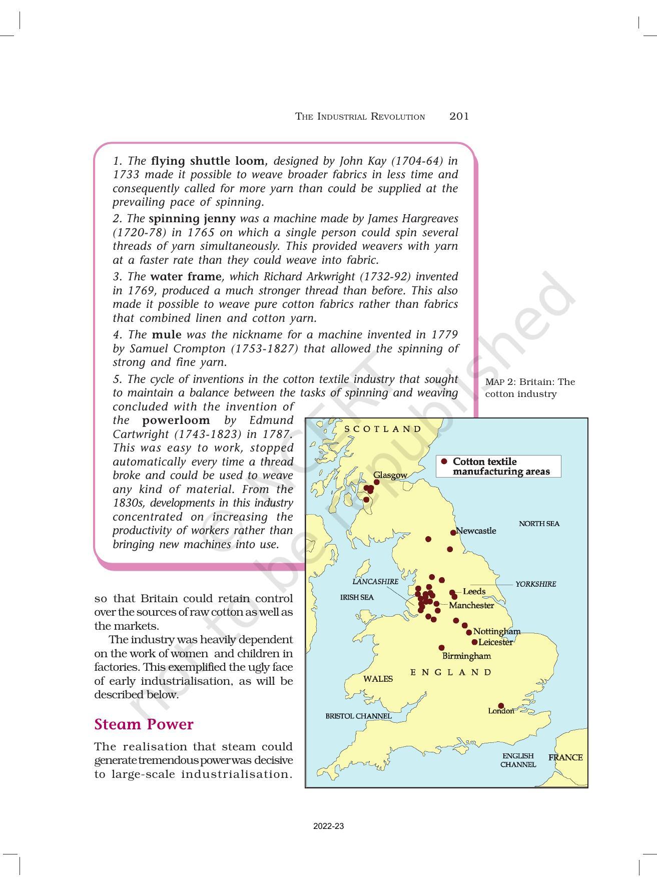 NCERT Book for Class 11 History Chapter 9 The Industrial Revolution - Page 6