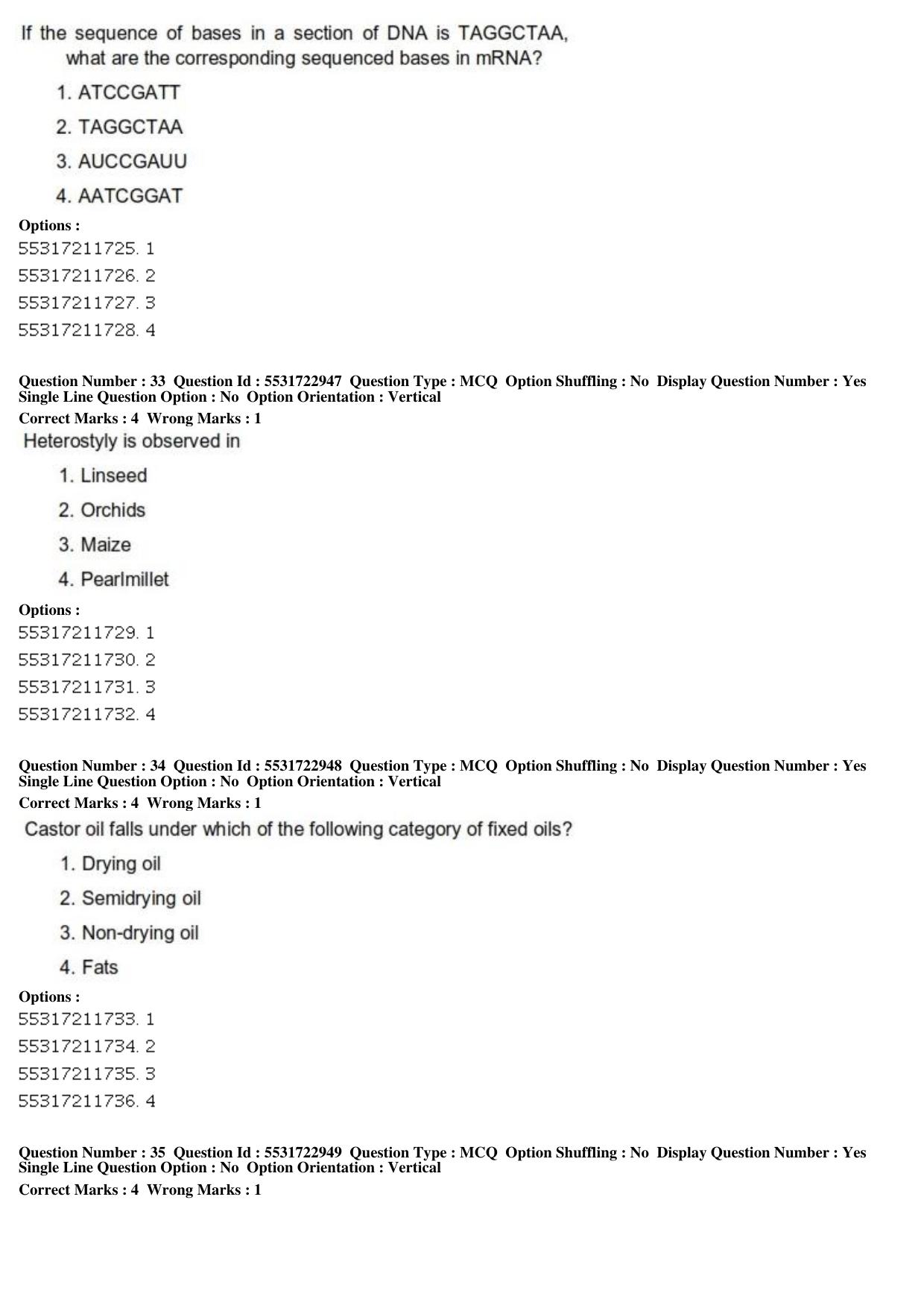 ICAR AIEEA PG 2019 PLANT SCIENCES Question Paper - Page 12