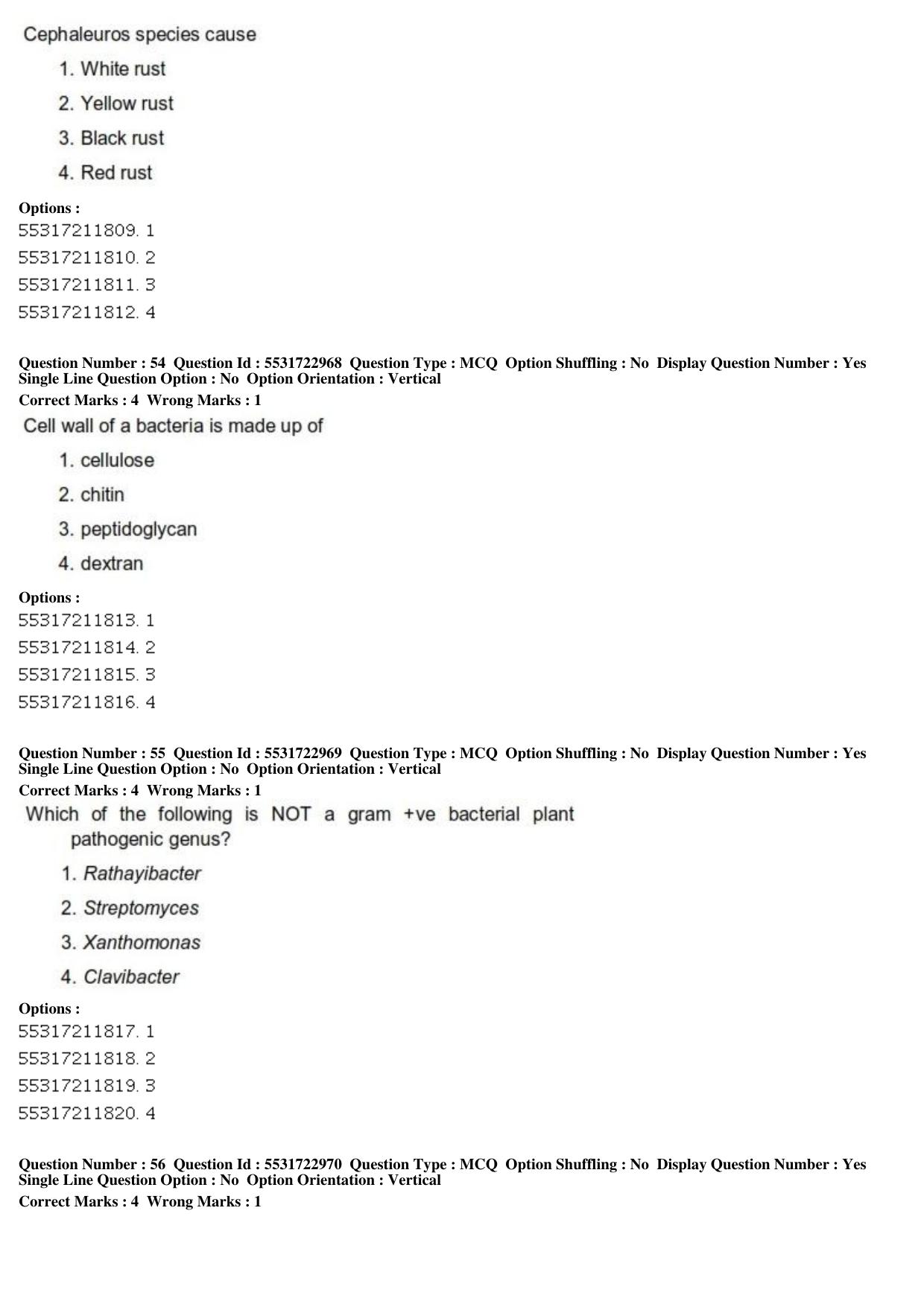 ICAR AIEEA PG 2019 PLANT SCIENCES Question Paper - Page 19