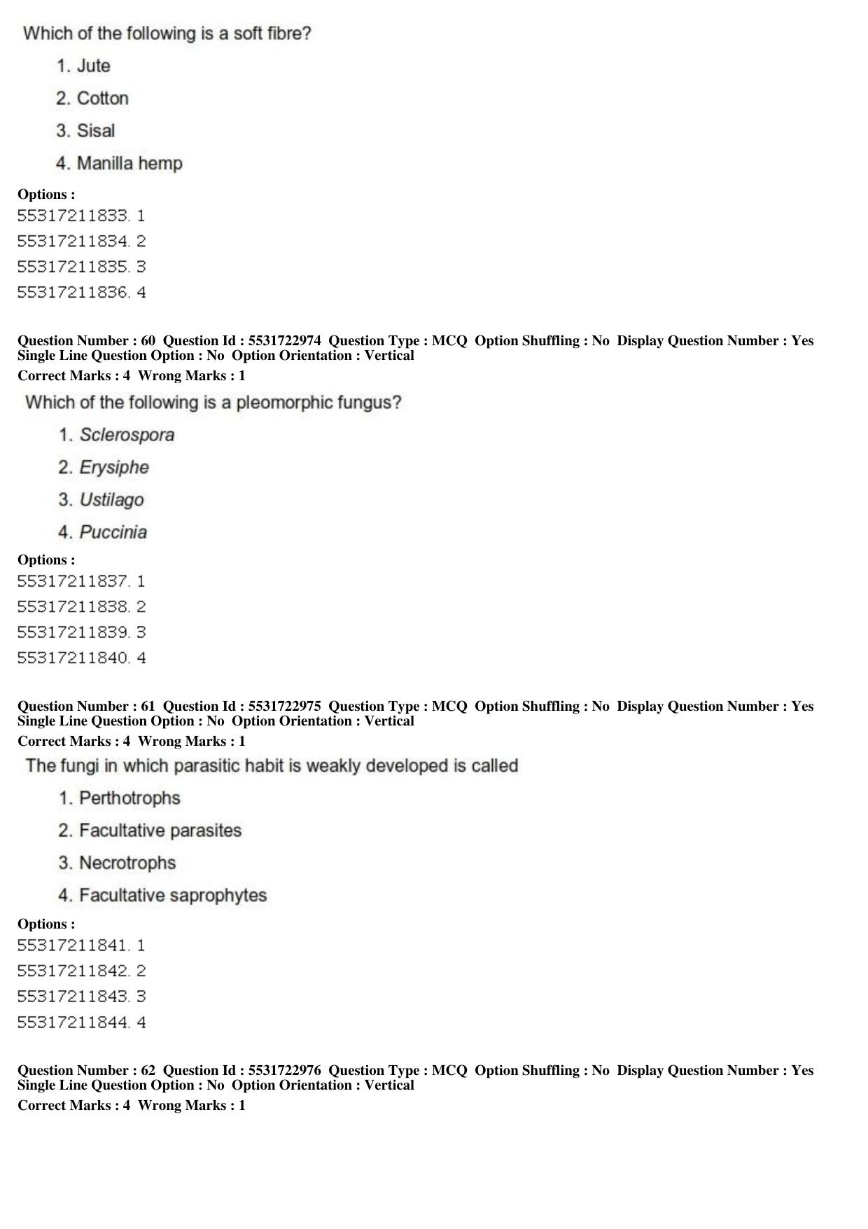 ICAR AIEEA PG 2019 PLANT SCIENCES Question Paper - Page 21