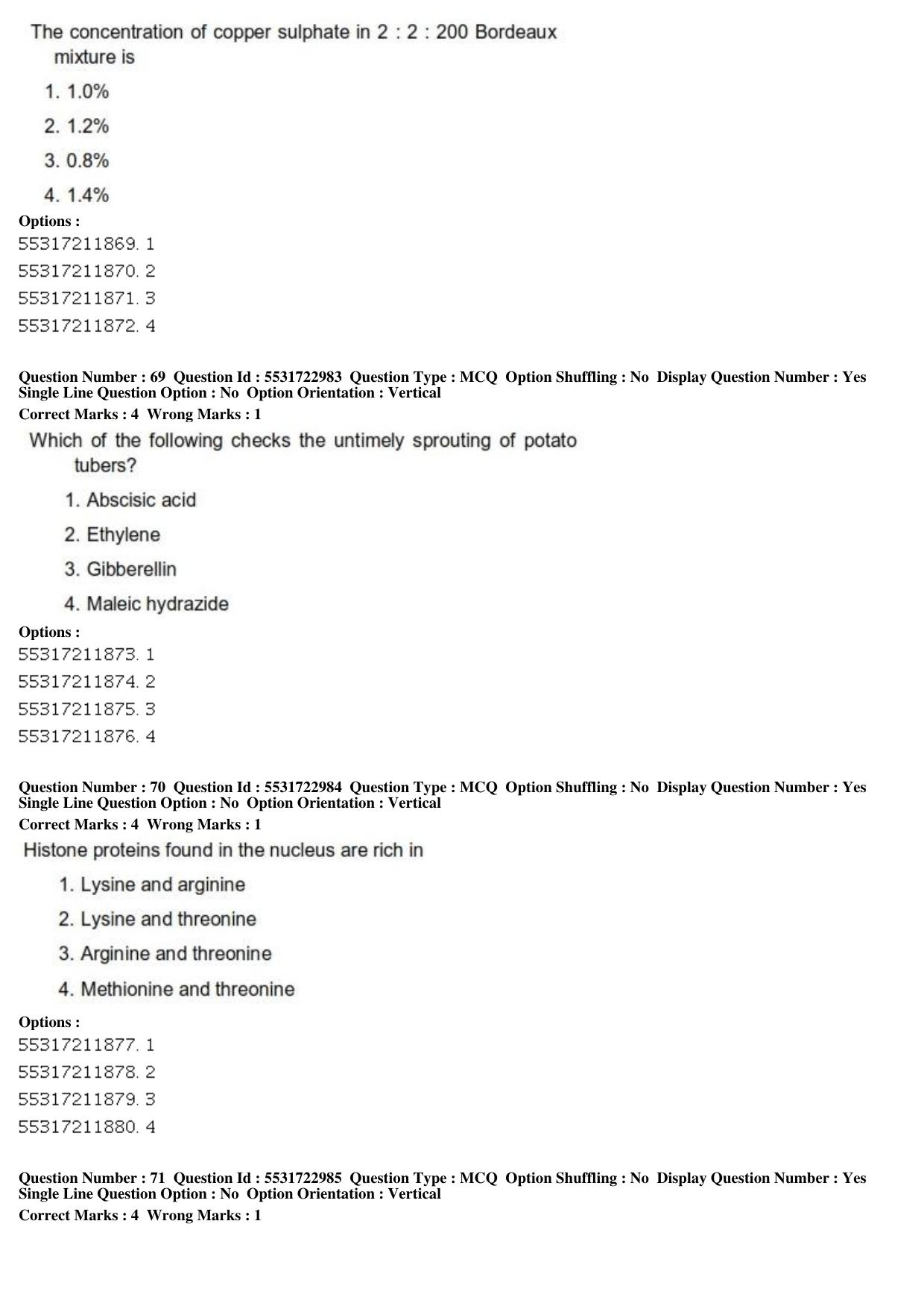 ICAR AIEEA PG 2019 PLANT SCIENCES Question Paper - Page 24