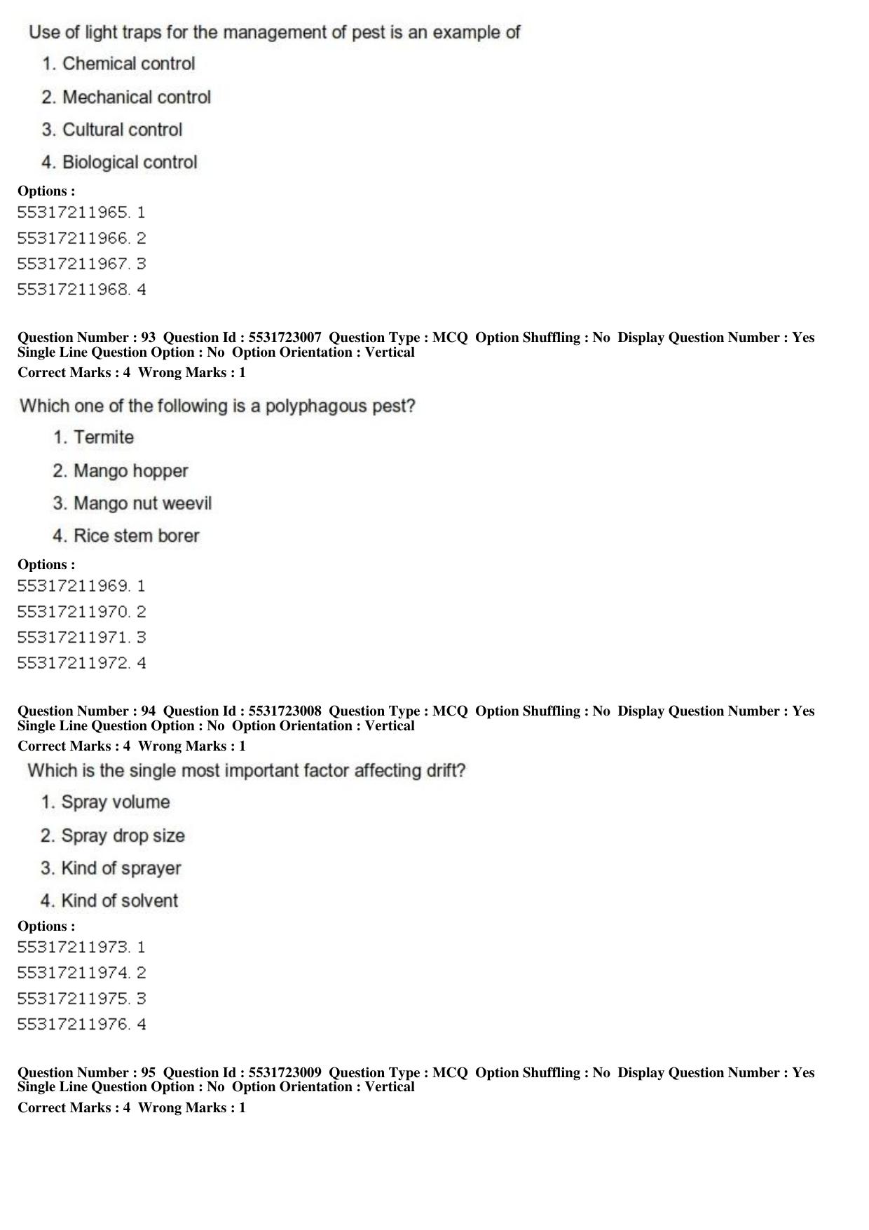 ICAR AIEEA PG 2019 PLANT SCIENCES Question Paper - Page 32