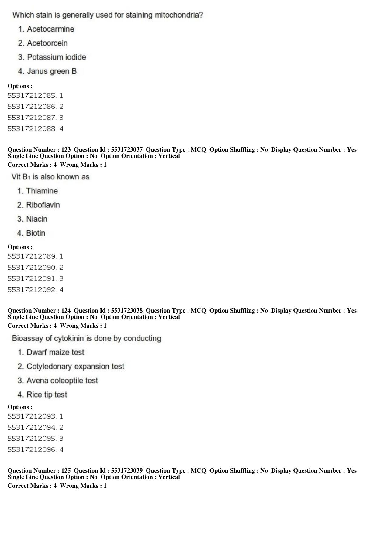 ICAR AIEEA PG 2019 PLANT SCIENCES Question Paper - Page 42