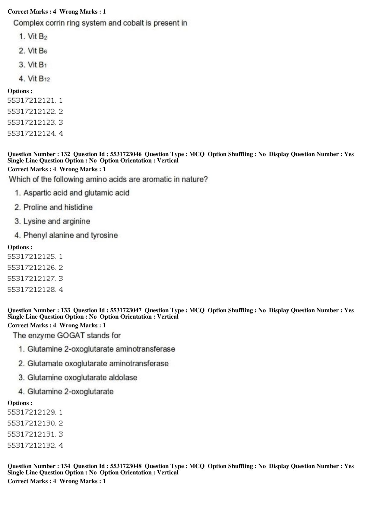 ICAR AIEEA PG 2019 PLANT SCIENCES Question Paper - Page 45