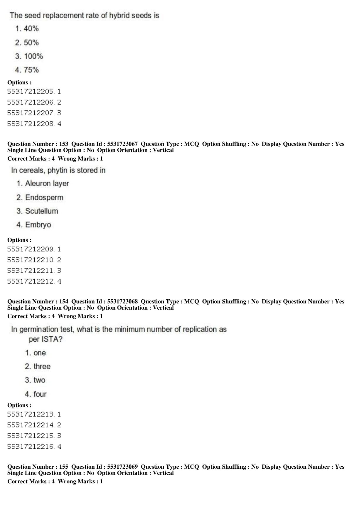ICAR AIEEA PG 2019 PLANT SCIENCES Question Paper - Page 52