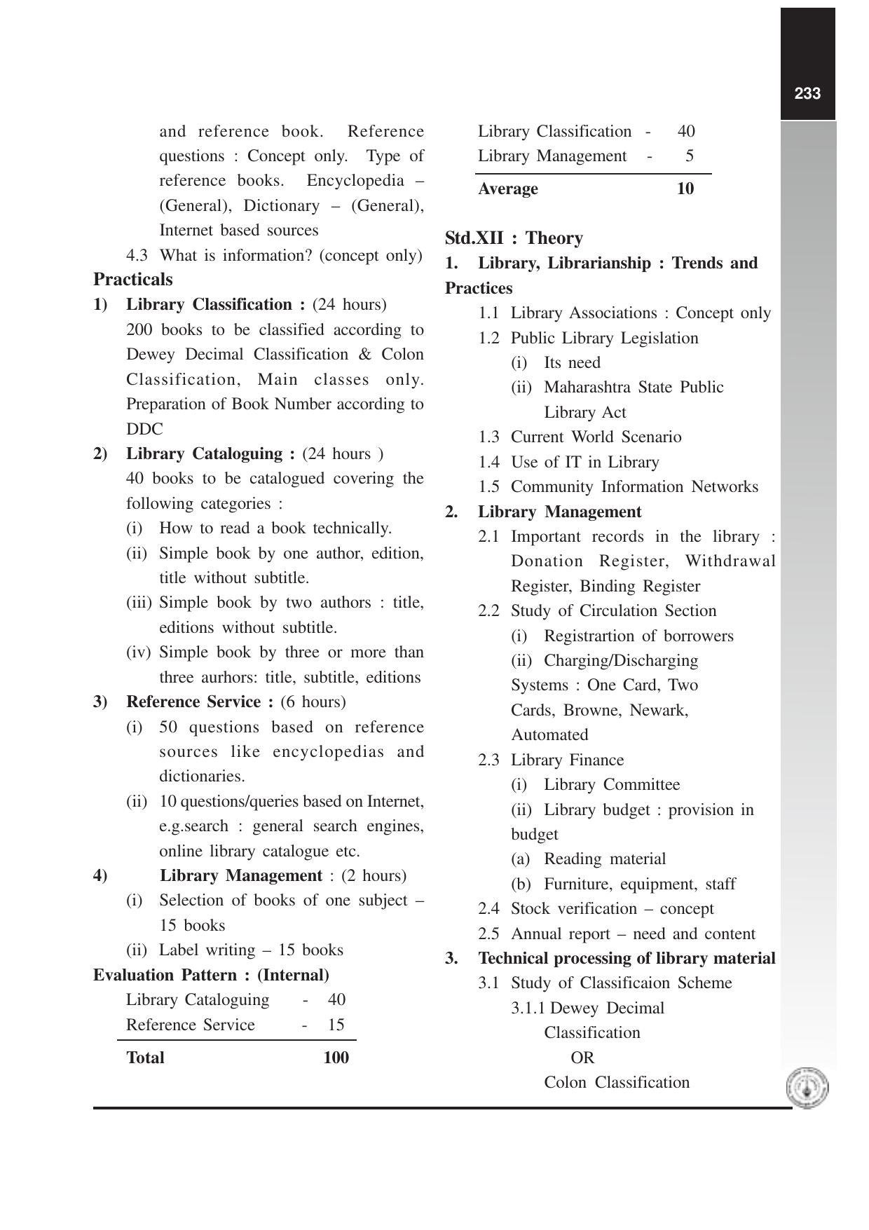 Maharashtra HSC Occupational Orientation Syllabus - Page 3