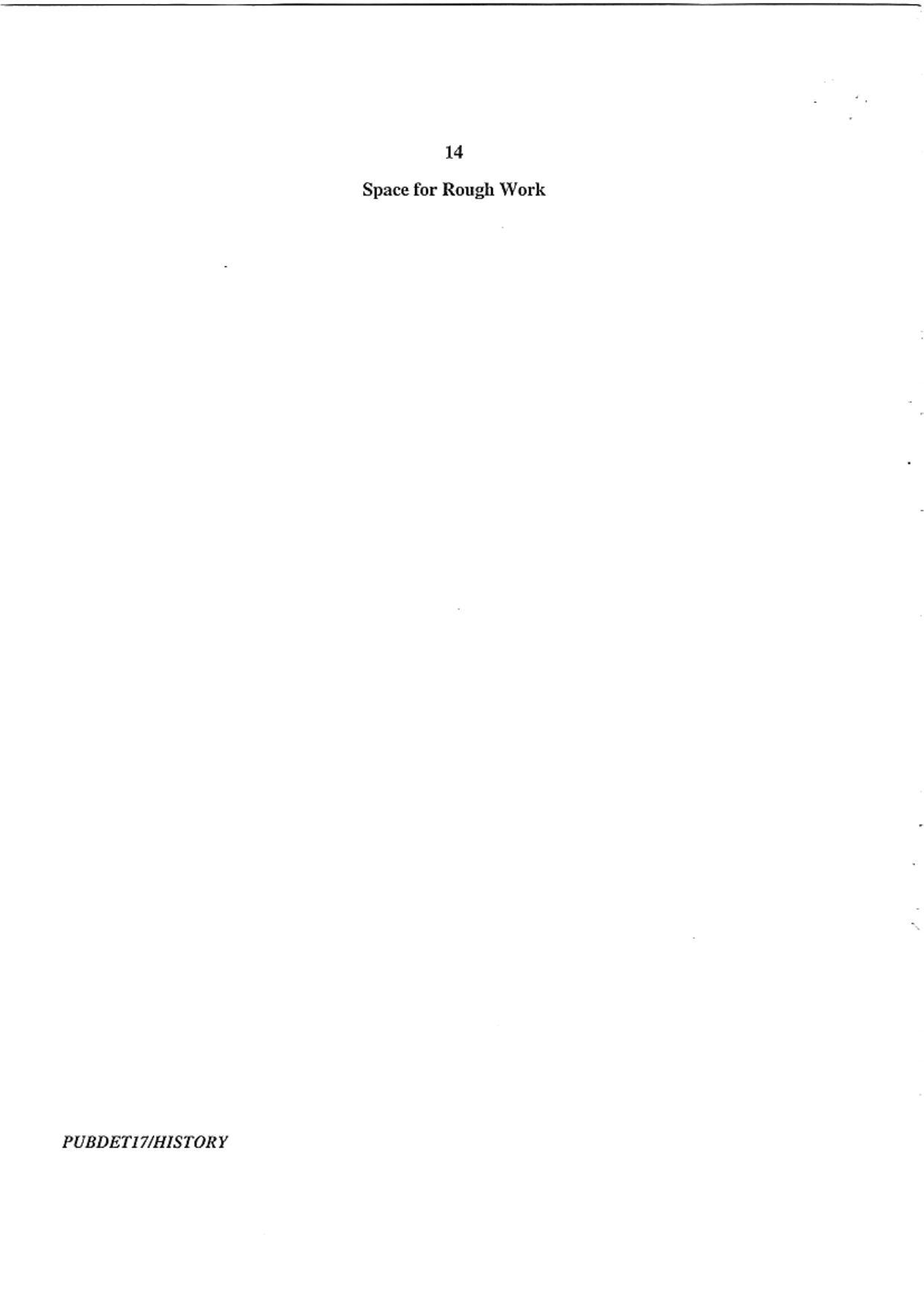 PUBDET 2017 History Question Paper - Page 14