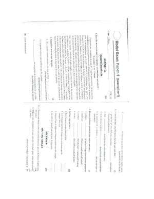 CBSE Worksheets for Class 10 French Assignment 11