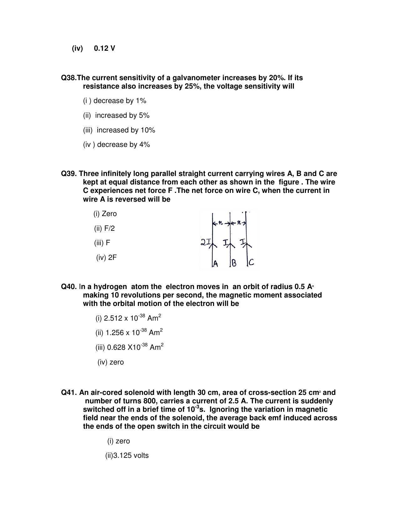 CBSE Class 12th Physics Sample Question Paper 2021-22 - Page 10