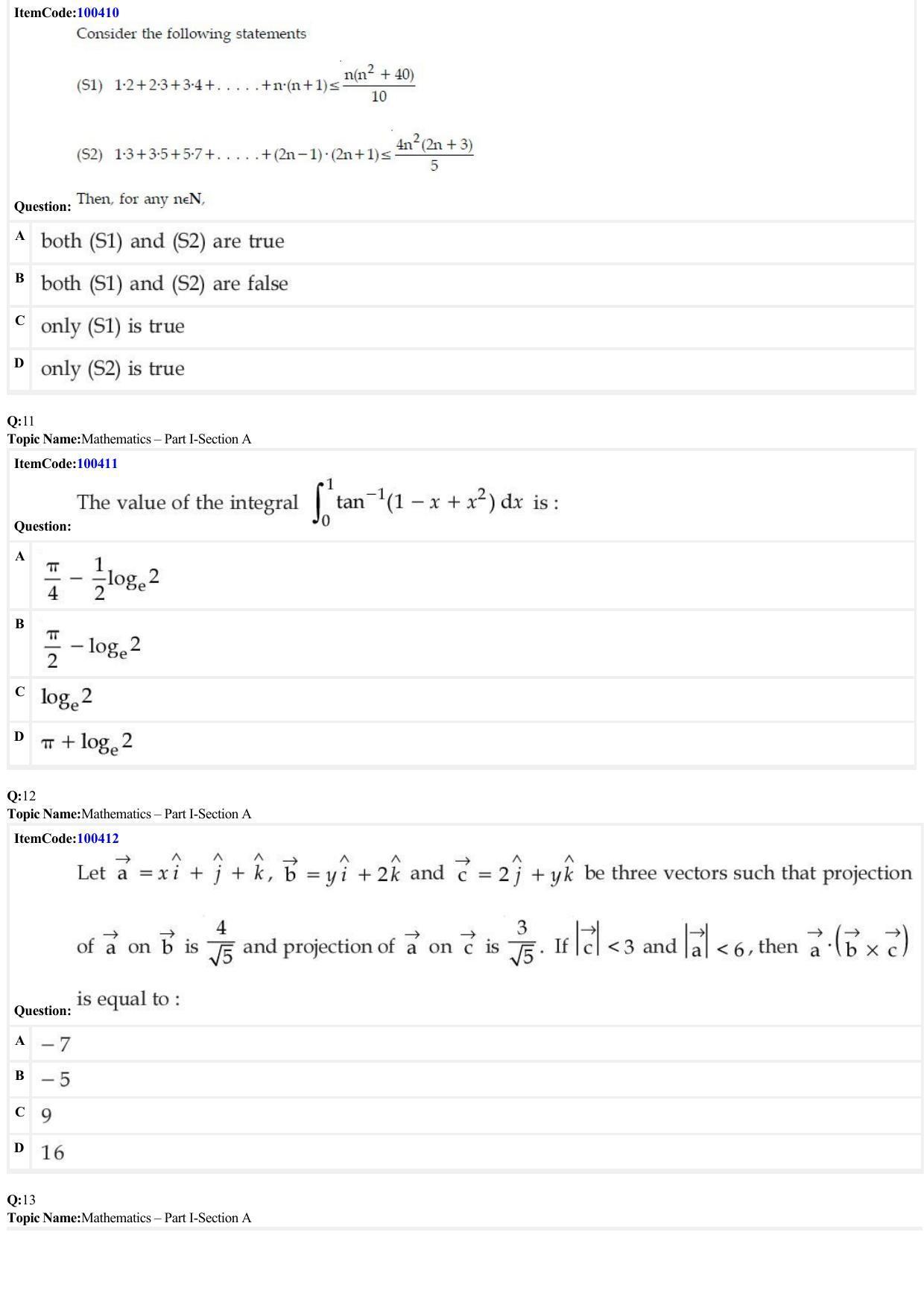 JEE Mains 2022: B Arch & B Planning English (Shift 1) 23-06-2022 Question Paper - Page 4