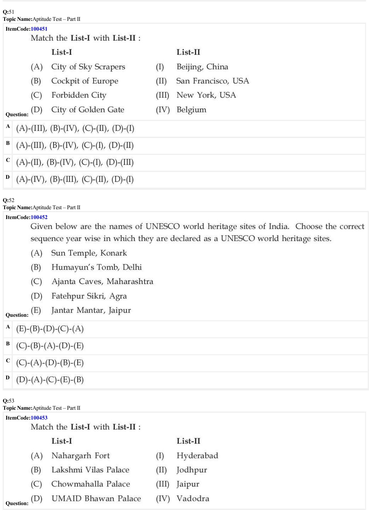 JEE Mains 2022: B Arch & B Planning English (Shift 1) 23-06-2022 Question Paper - Page 14