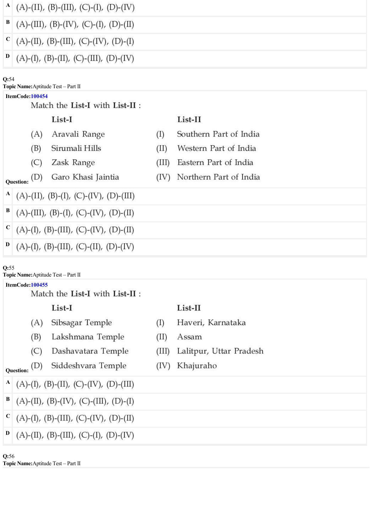 JEE Mains 2022: B Arch & B Planning English (Shift 1) 23-06-2022 Question Paper - Page 15
