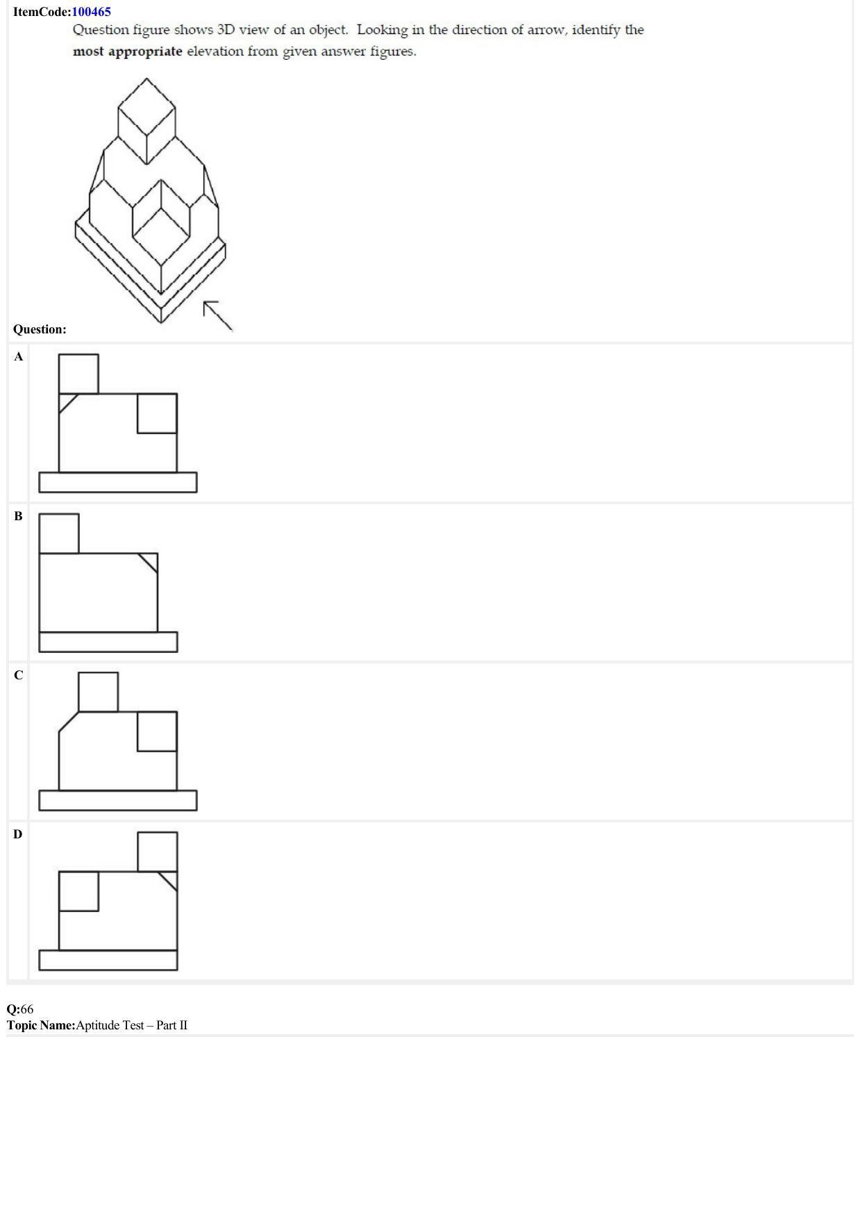 JEE Mains 2022: B Arch & B Planning English (Shift 1) 23-06-2022 Question Paper - Page 23