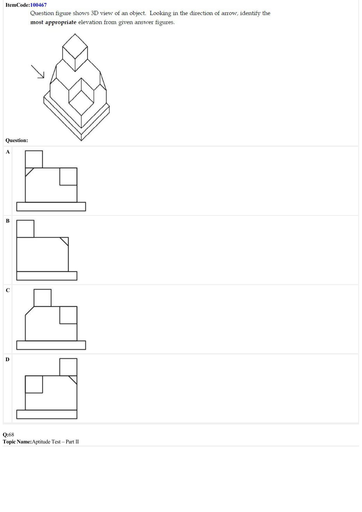 JEE Mains 2022: B Arch & B Planning English (Shift 1) 23-06-2022 Question Paper - Page 25