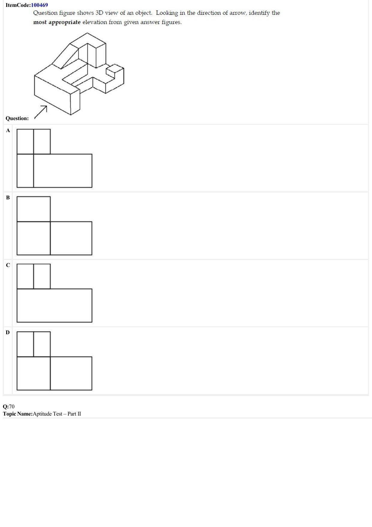 JEE Mains 2022: B Arch & B Planning English (Shift 1) 23-06-2022 Question Paper - Page 27