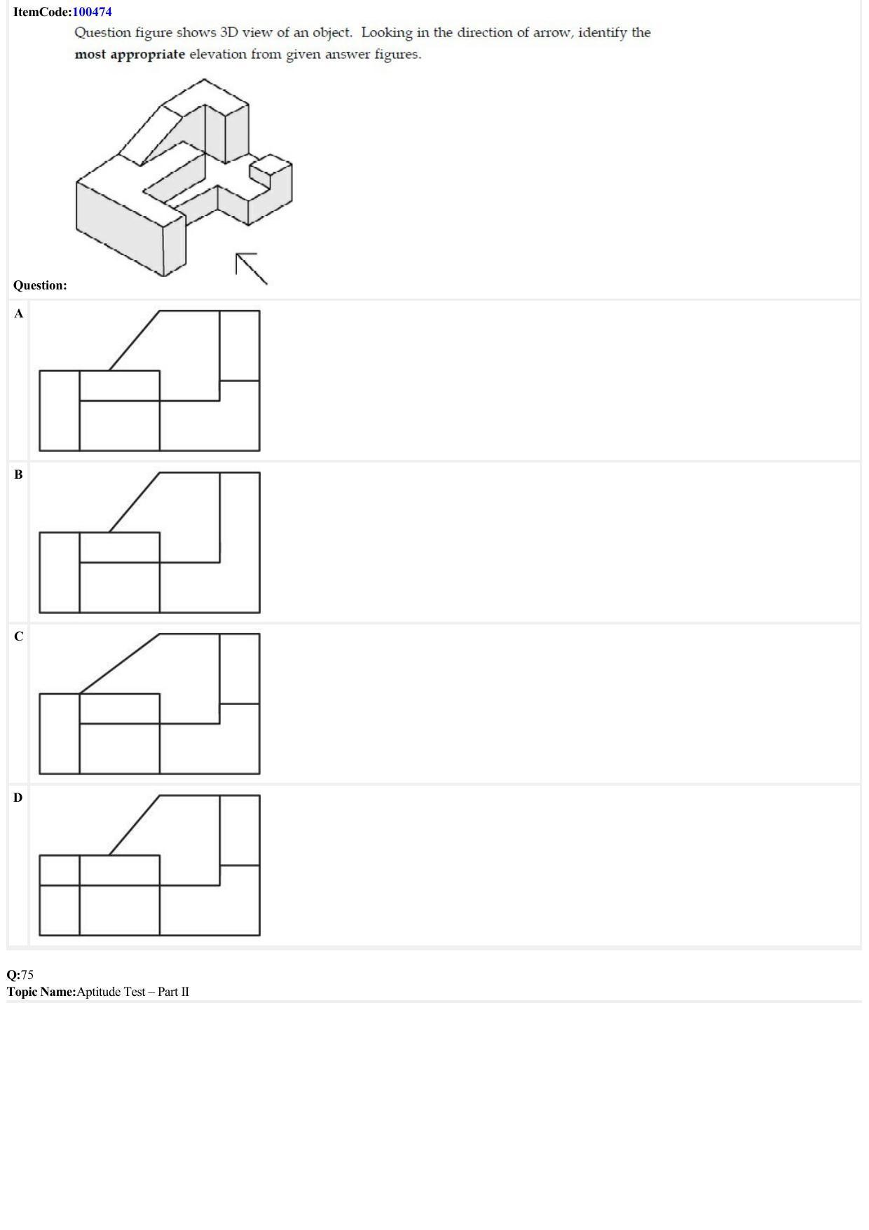 JEE Mains 2022: B Arch & B Planning English (Shift 1) 23-06-2022 Question Paper - Page 31