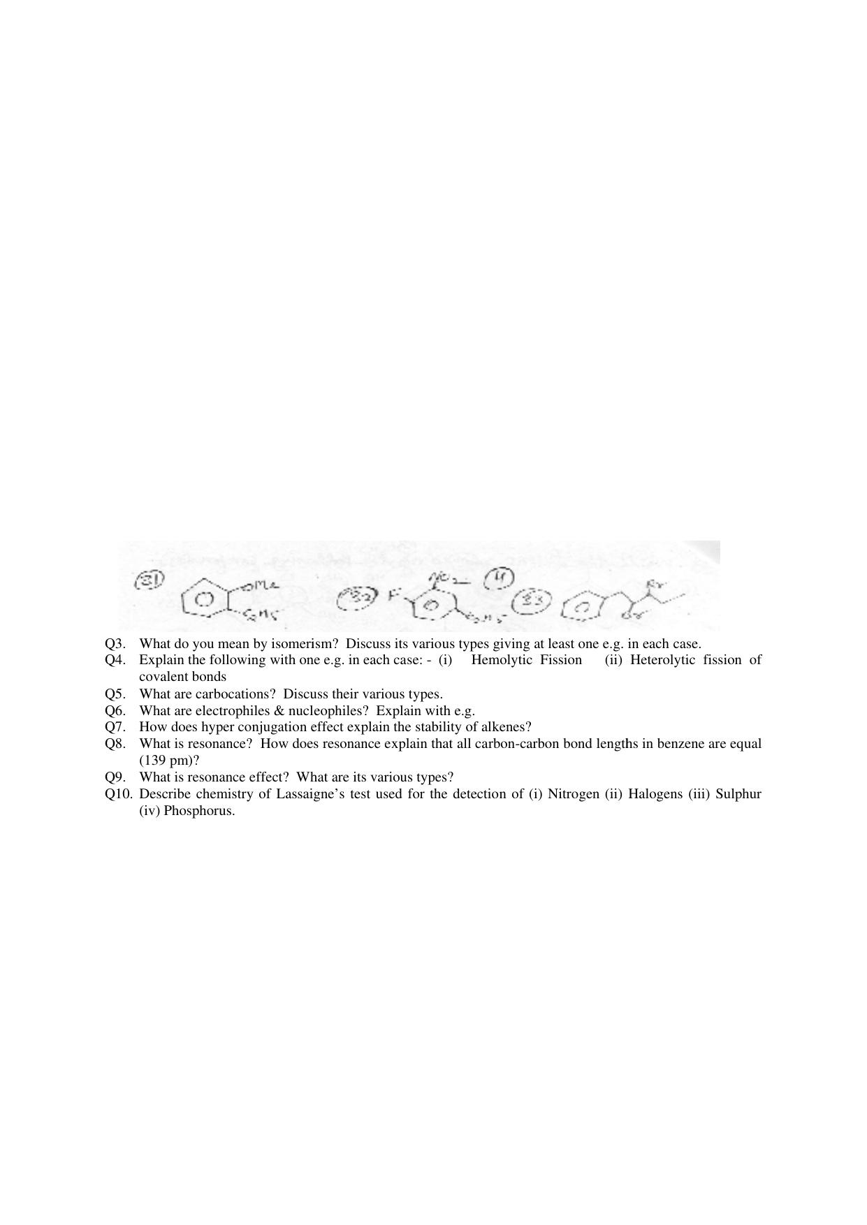 CBSE Worksheets for Class 11 Chemistry Assignment 8 - Page 3