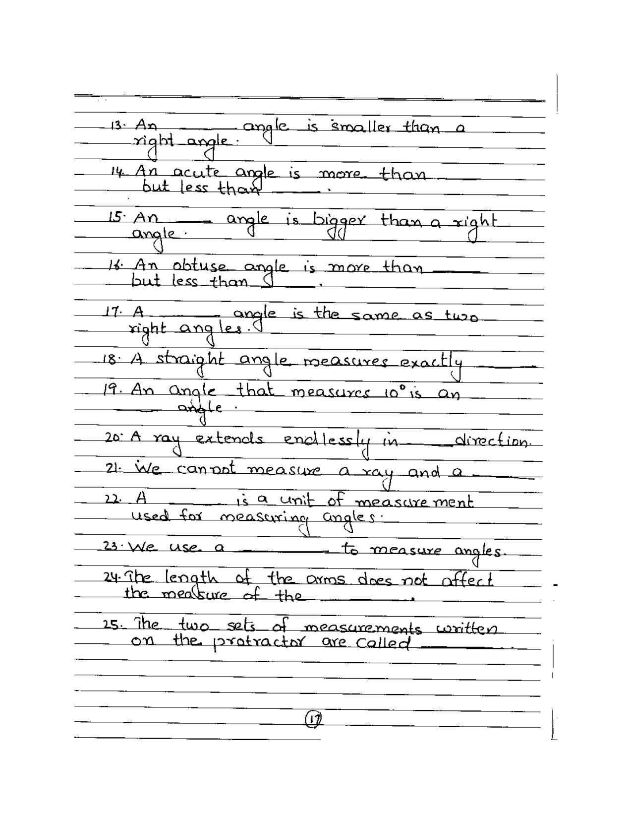 Worksheet for Class 5 Maths Geometry basics Assignment - Page 2