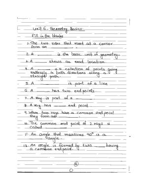 Worksheet for Class 5 Maths Geometry basics Assignment