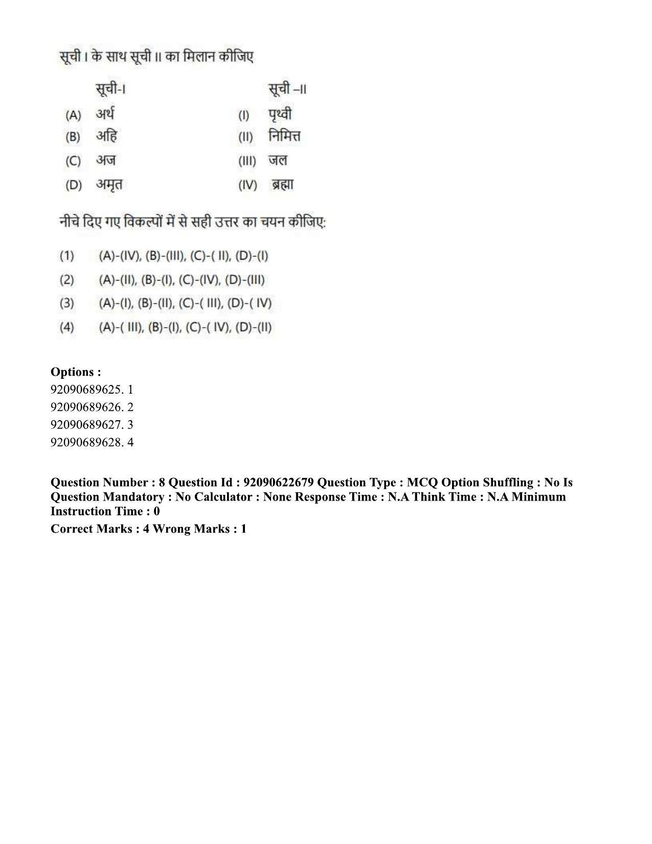 CUET PG 2023: COQP11 – General Hin - Shift 2 (24-06-2023) Question Paper - Page 10