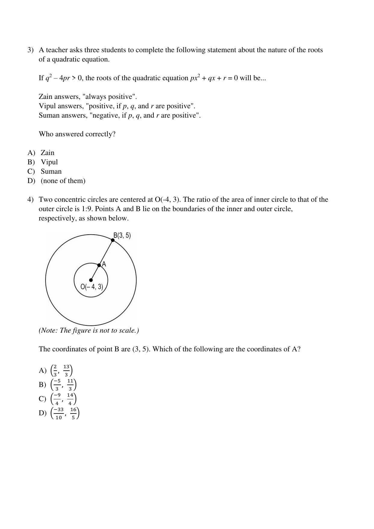 CBSE Class 10 Mathematics Practice Questions 2022-23 - Page 2