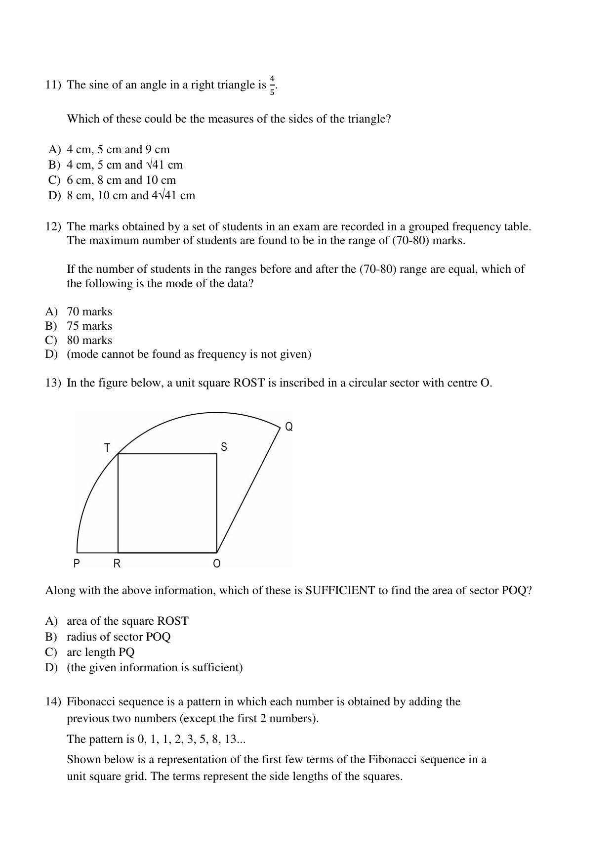 CBSE Class 10 Mathematics Practice Questions 2022-23 - Page 6