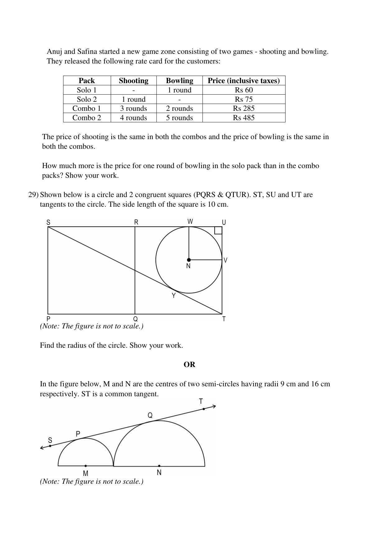 CBSE Class 10 Mathematics Practice Questions 2022-23 - Page 12