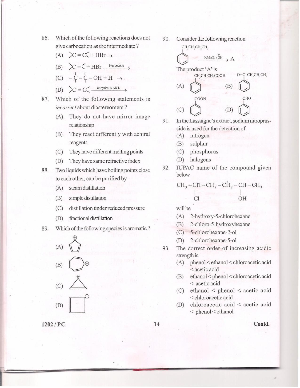 APJEE Physics & Chemistry 2012 Question Paper - Page 13