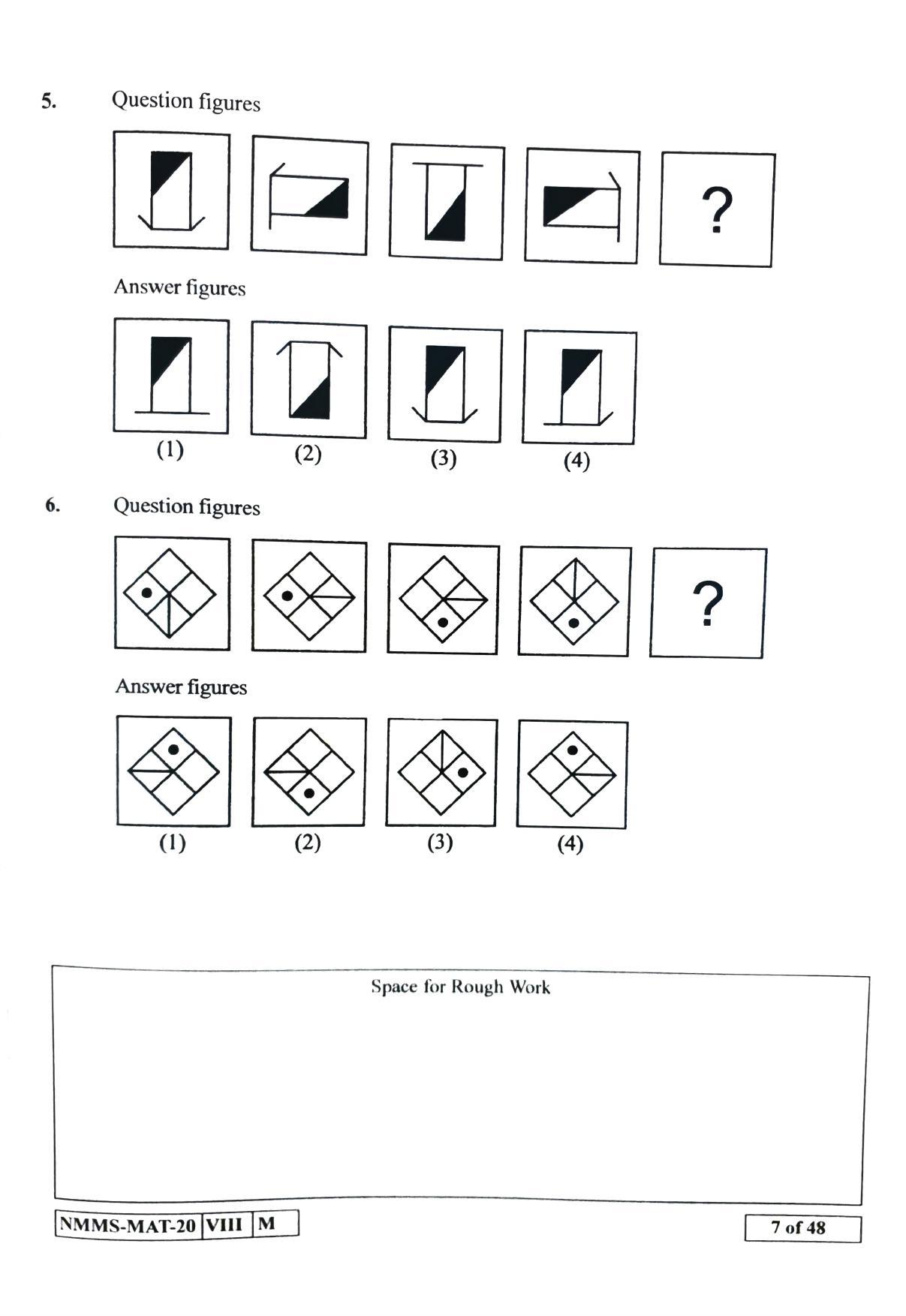 MAT SINDHI 2020-21 Class 8 Maharashtra NMMS Question Papers - Page 7